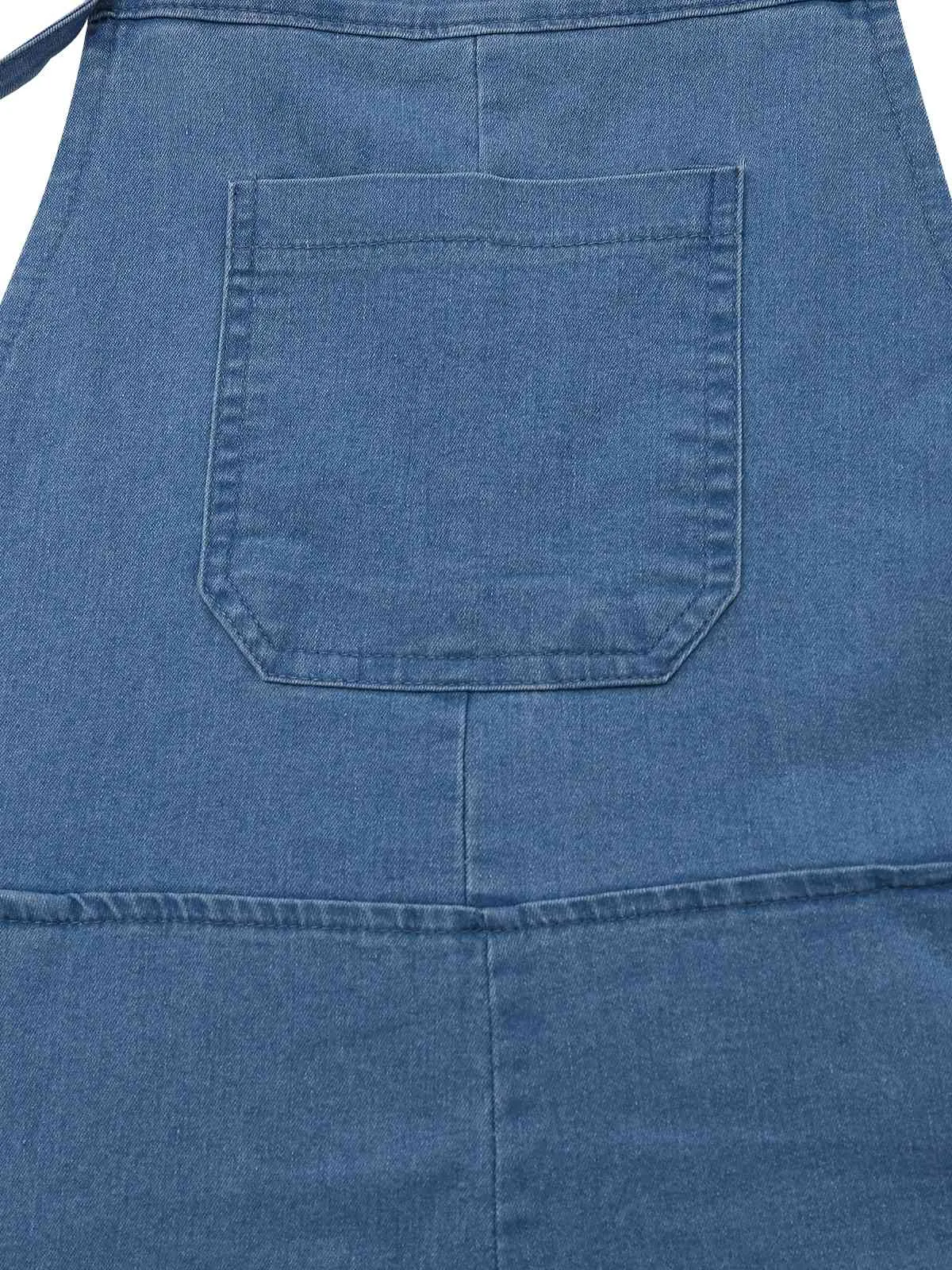 Blue 1950s Bow Tie Denim Romper sold by Retro Stage product image thumbnail 4