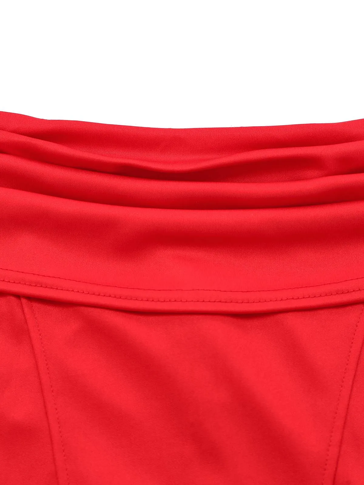 1950s Solid Basque Waist Strapless Bubble Dress sold by Retro Stage product image thumbnail 3