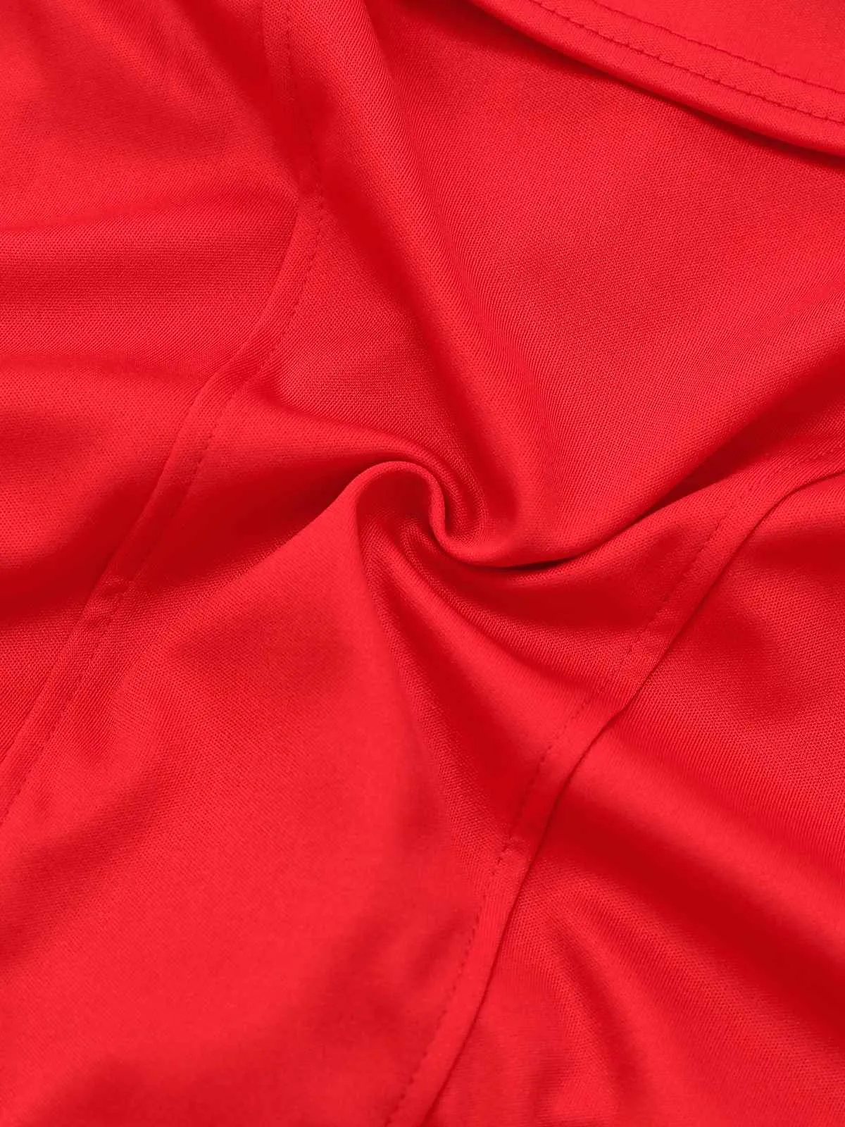 1950s Solid Basque Waist Strapless Bubble Dress sold by Retro Stage product image thumbnail 4