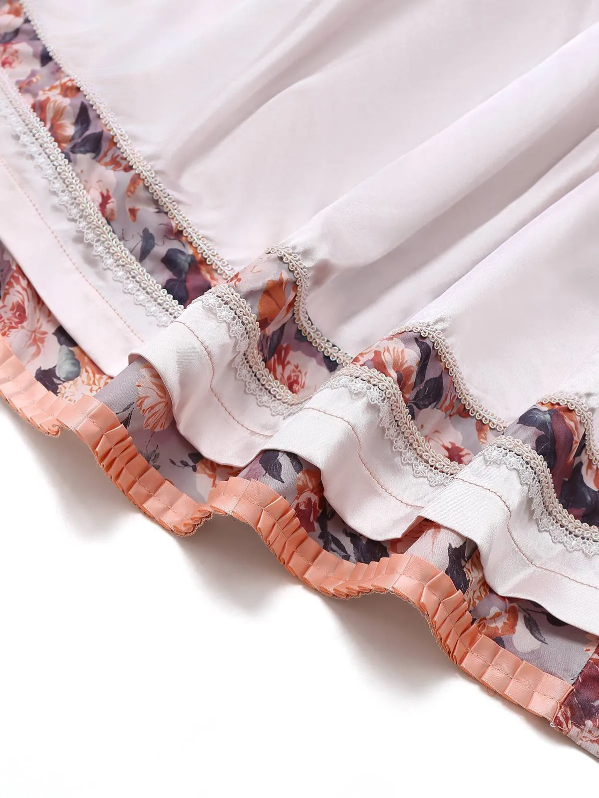 2PCS Multicolor 1950s Floral Dirndl Dress & Apron sold by Retro Stage product image thumbnail 5