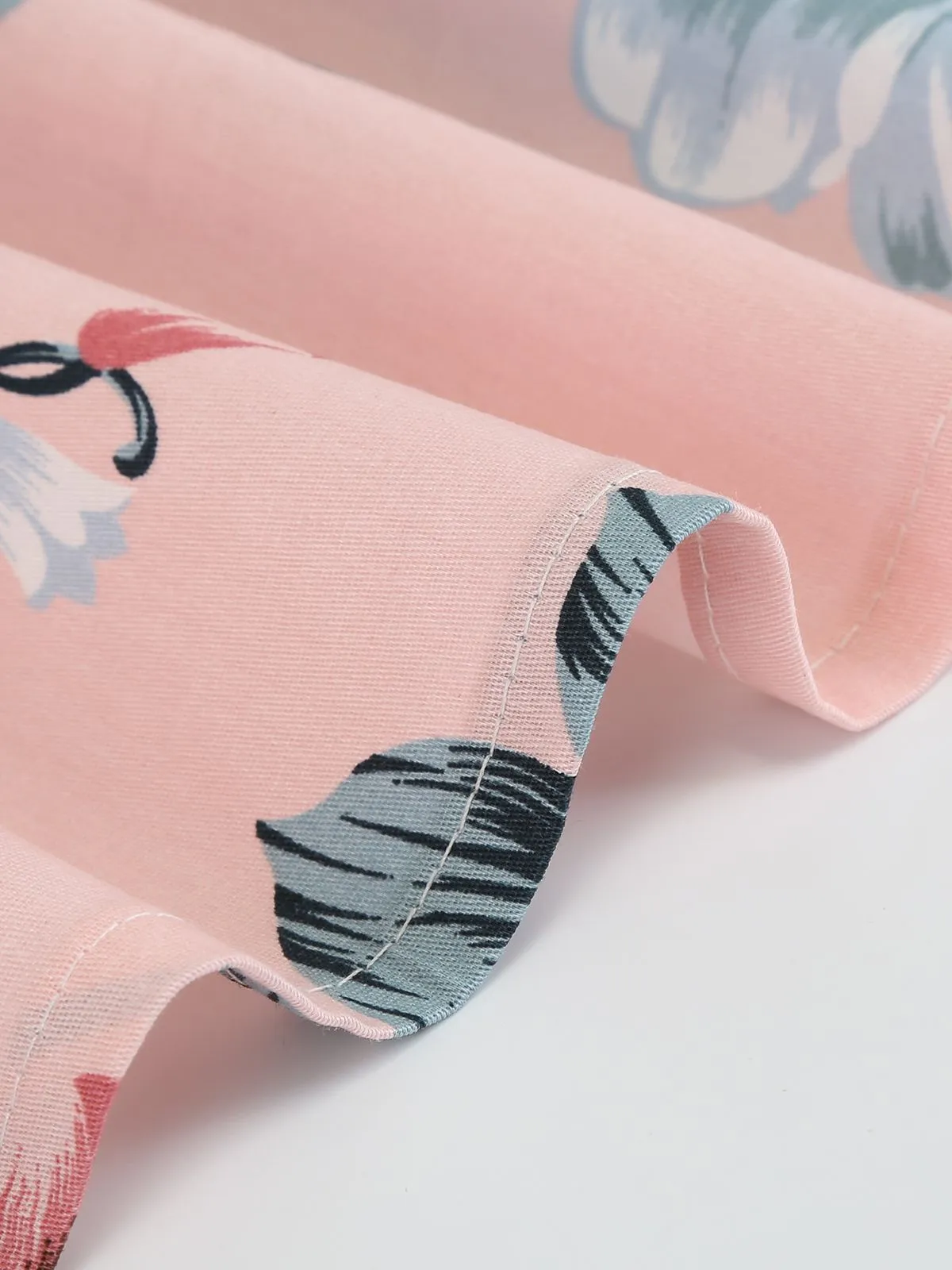 1950s Floral Flare Sleeve Swing Dress sold by Retro Stage product image thumbnail 5