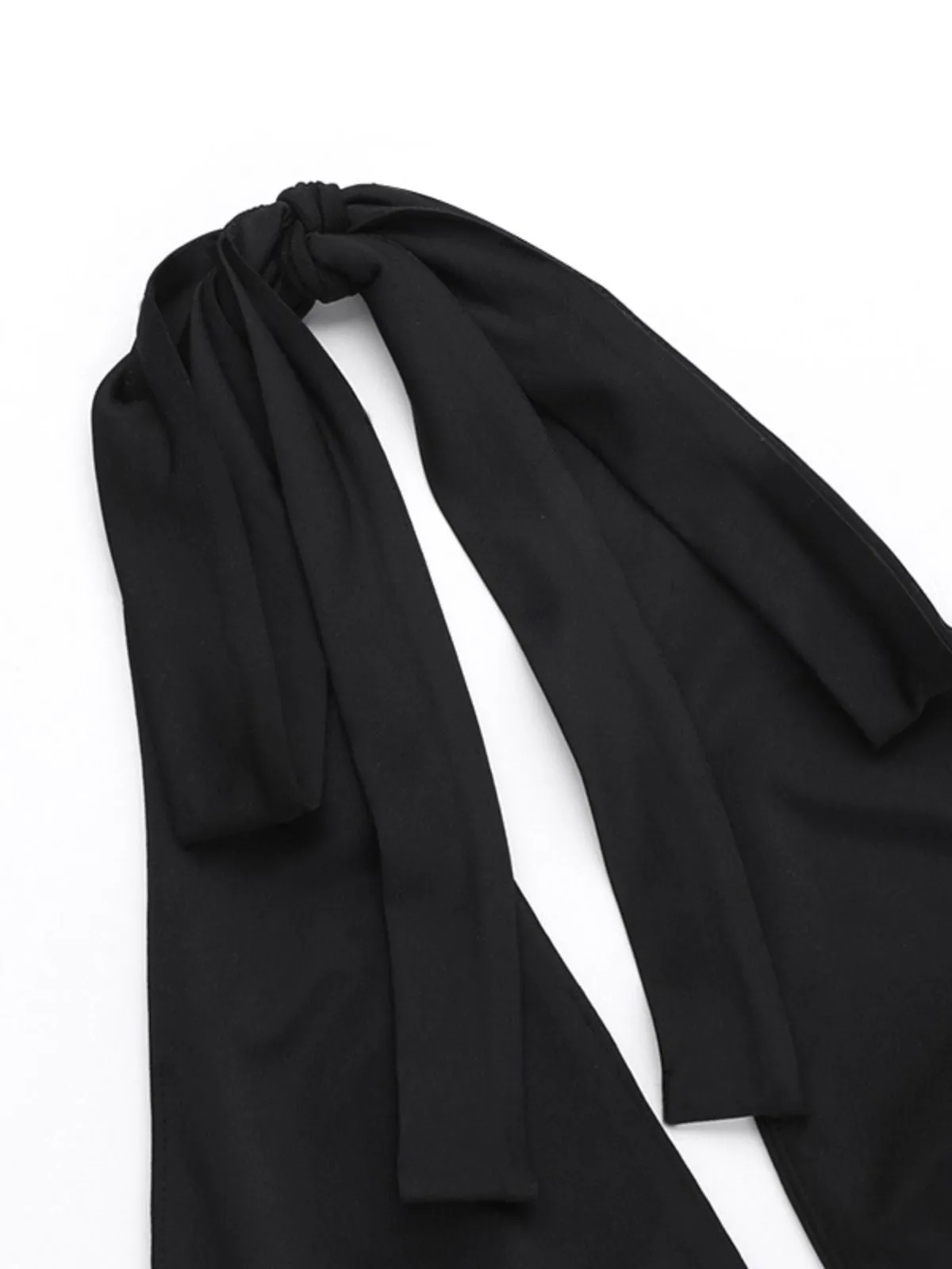 Black 1980s Punk Rhinestone Halter Top sold by Retro Stage product image thumbnail 5