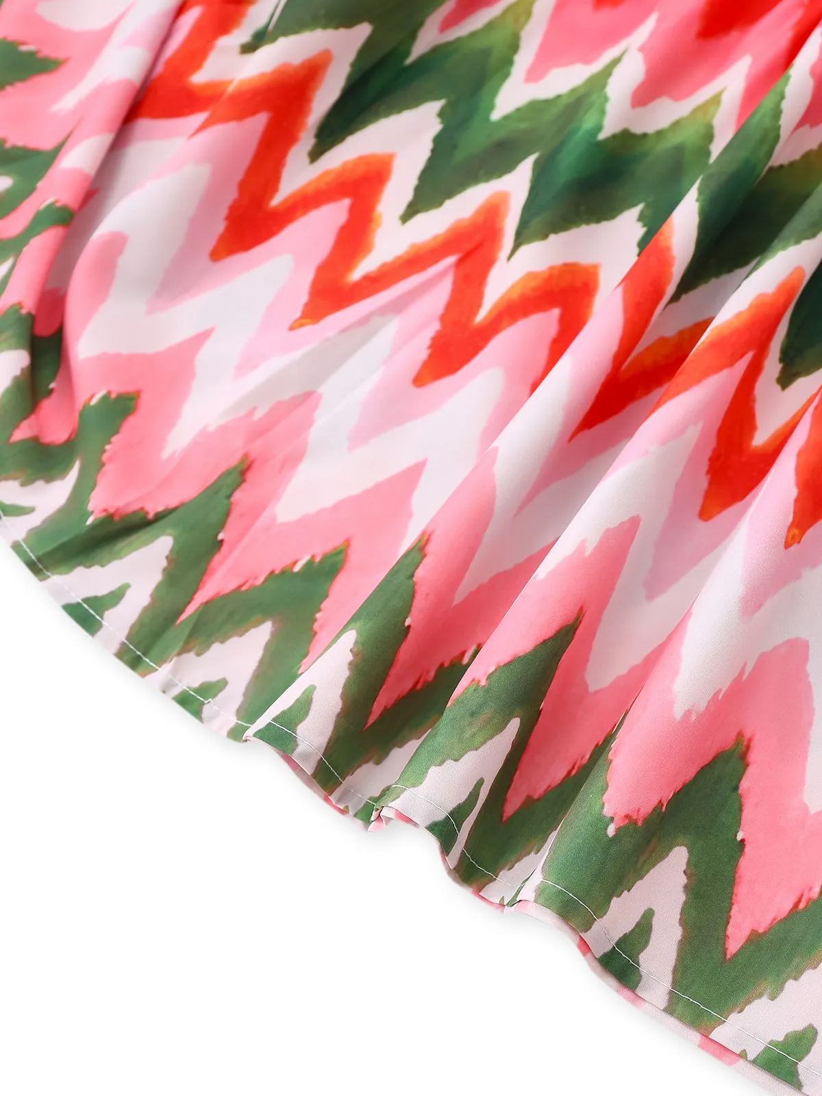 1940s Halter Geometric Print Vacation Dress sold by Retro Stage product image thumbnail 4