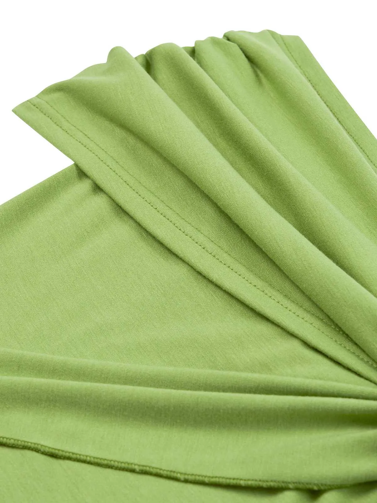 1960s Off-Shoulder 3D Rose Solid Top sold by Retro Stage product image thumbnail 4