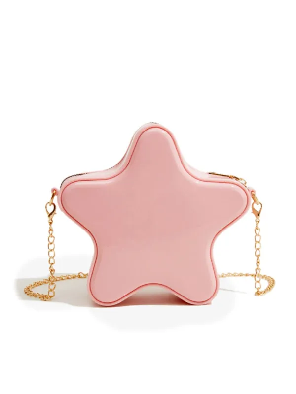 Vintage 3D Star Shape Macaron Color Chain Bag sold by Retro Stage