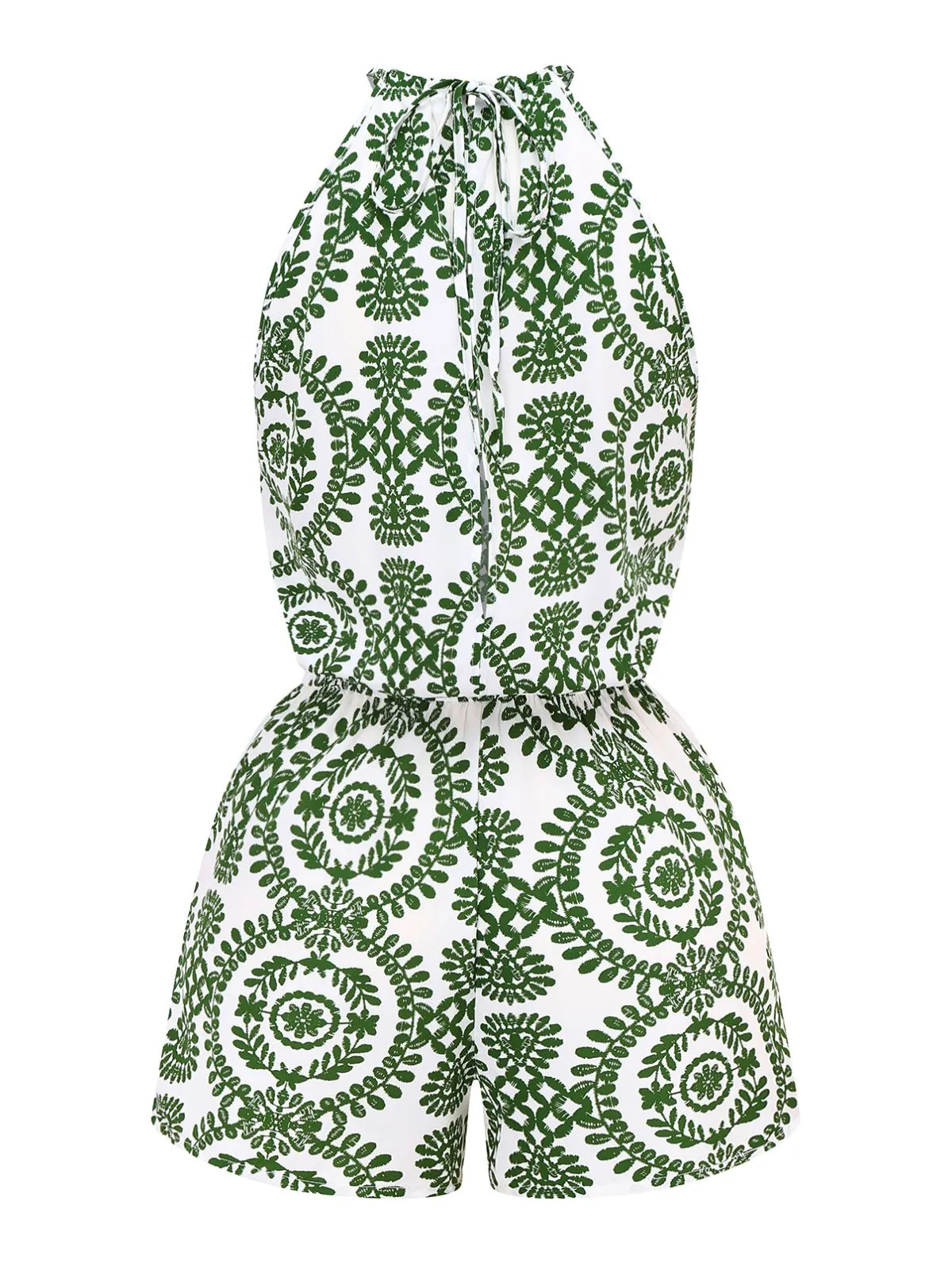 1970s Boho Irregular Print Romper sold by Retro Stage