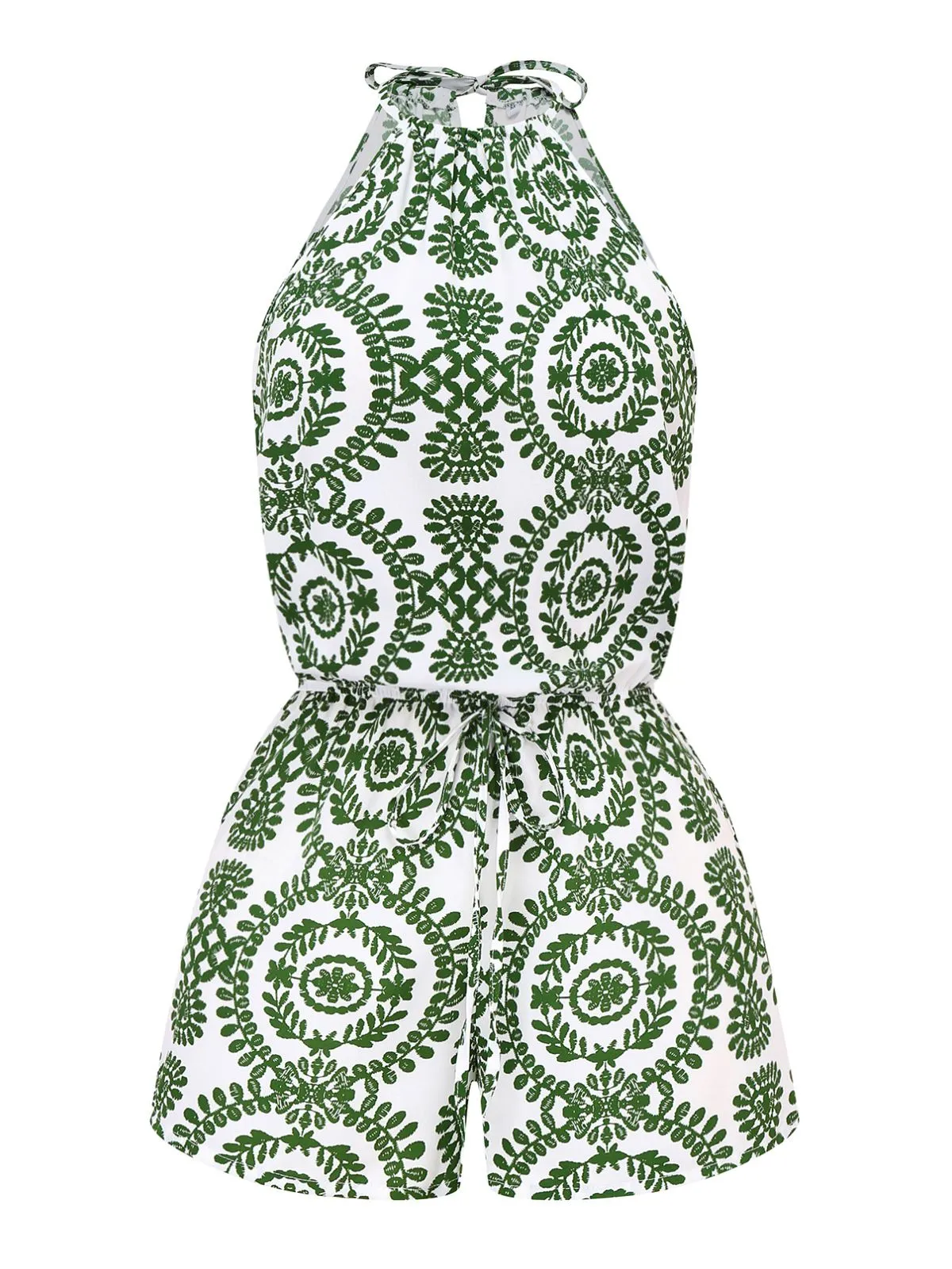 1970s Boho Irregular Print Romper sold by Retro Stage product image thumbnail 2