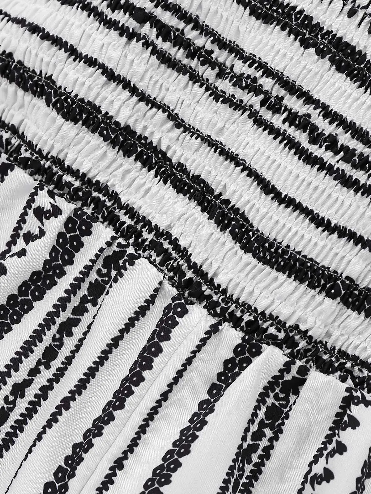 1970s Strapless Boho Stripes Wide Leg Jumpsuit sold by Retro Stage product image thumbnail 4