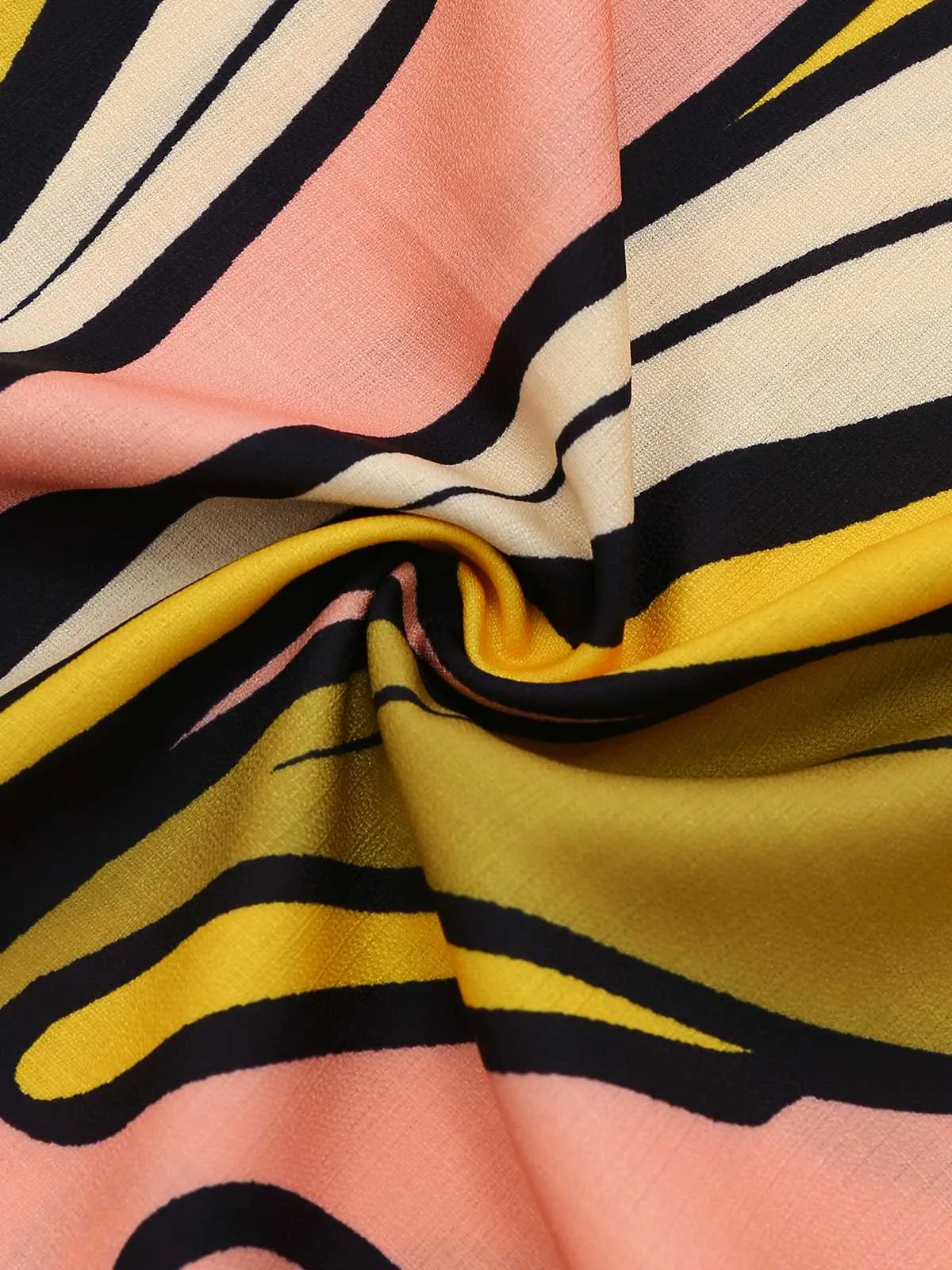 1970s Boho Halter Floral Belted Backless Dress sold by Retro Stage product image thumbnail 4