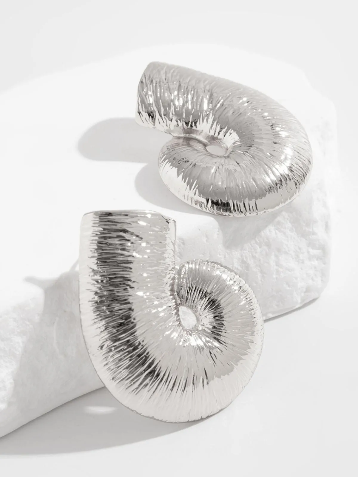 Vintage Irregular Alloy Earrings sold by Retro Stage product image thumbnail 2