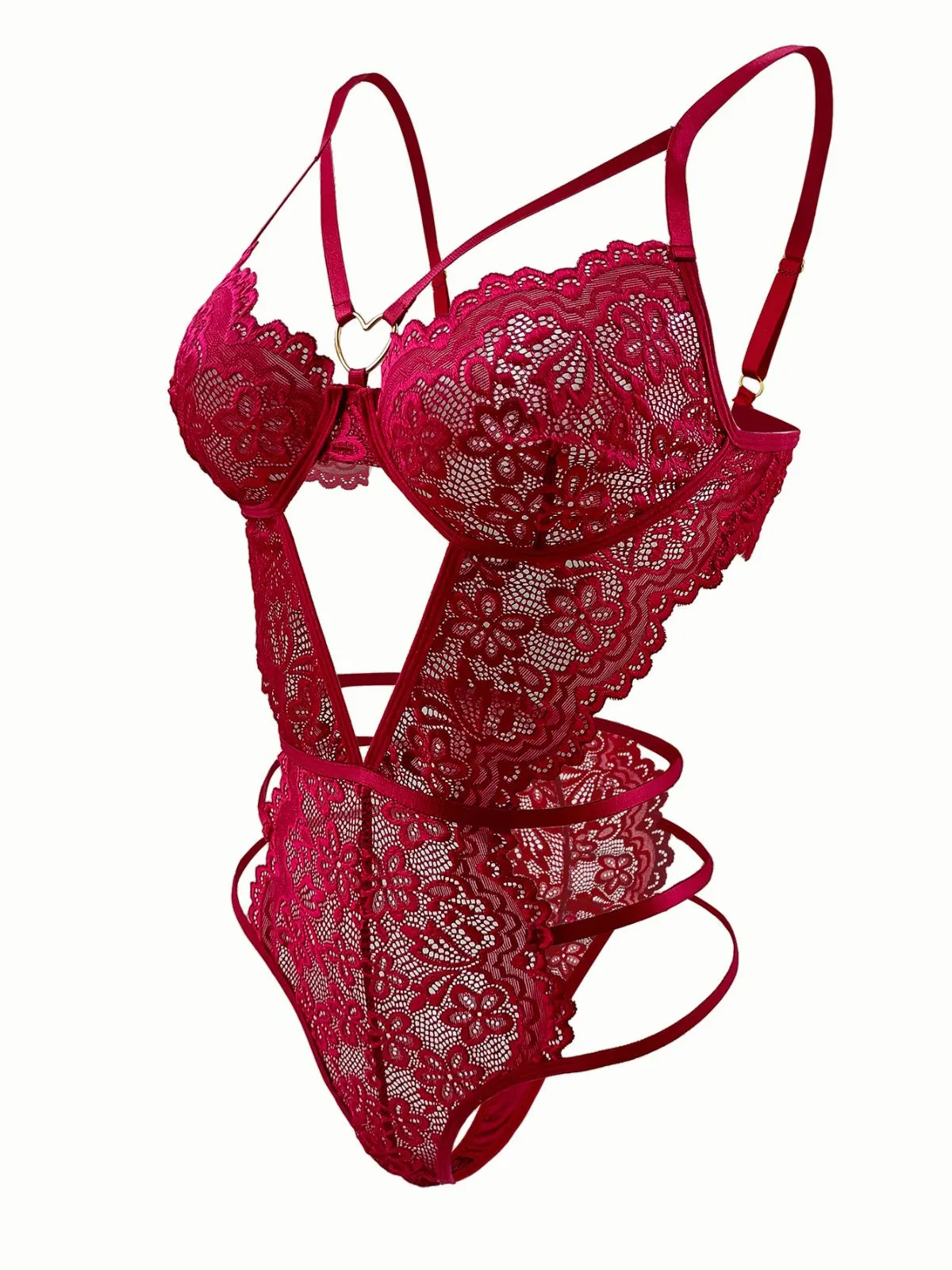 1950s Solid Lace Sheer Cut-Out Nighties sold by Retro Stage product image thumbnail 2