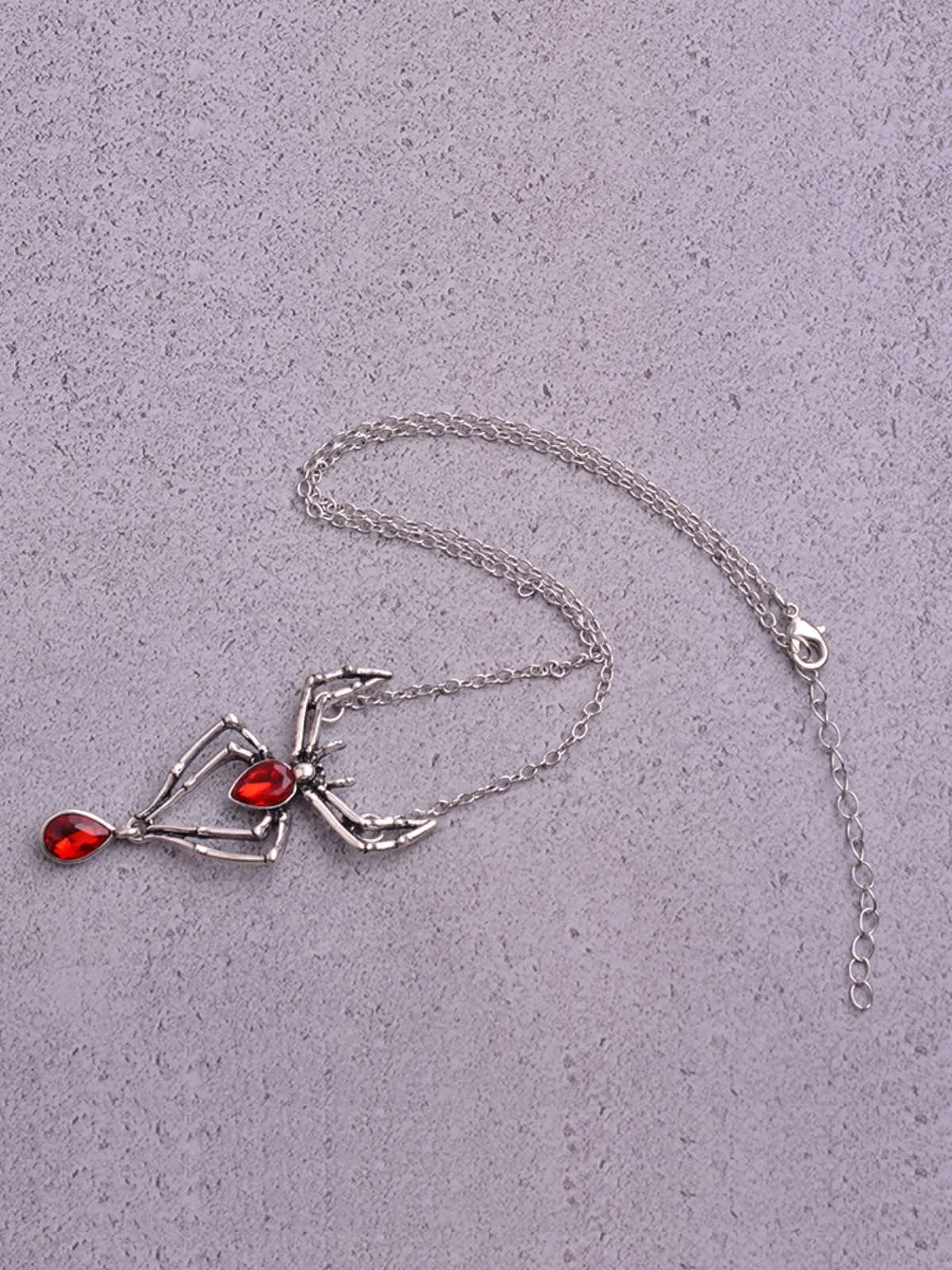 Halloween Spider Alloy Vintage Necklace sold by Retro Stage product image thumbnail 2