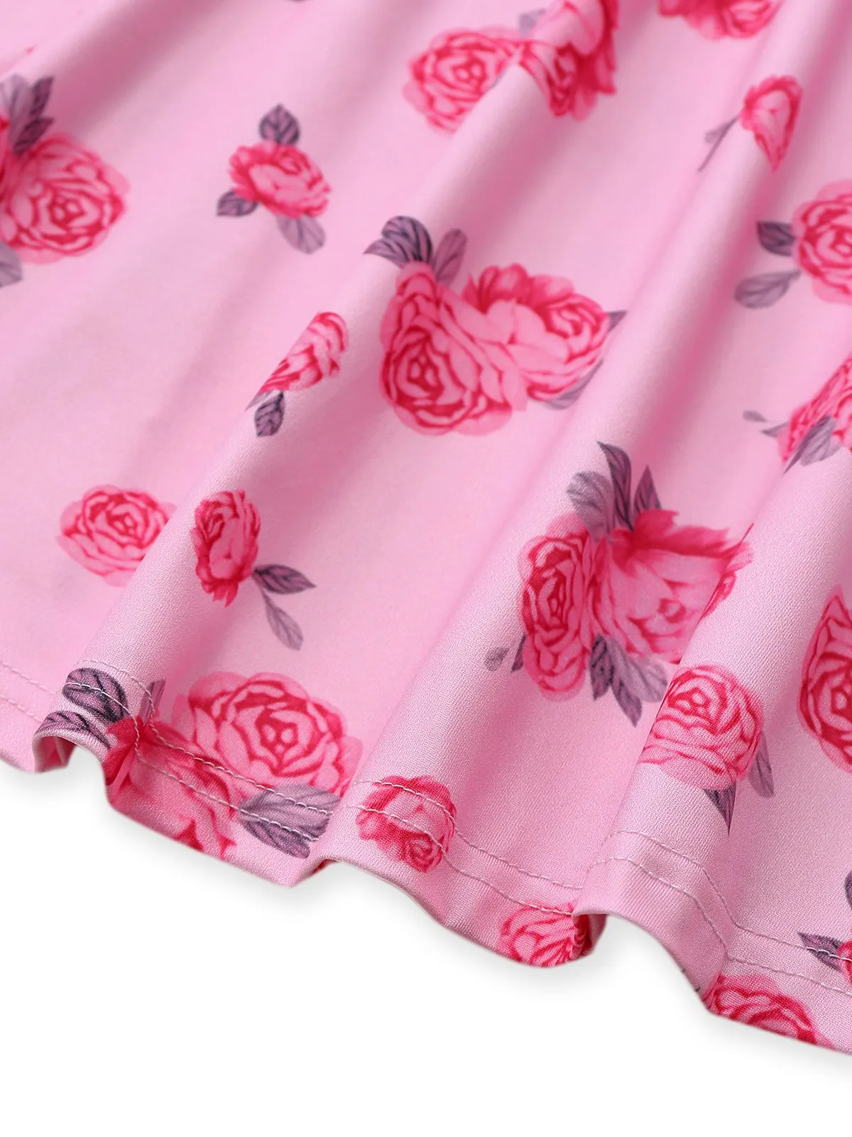 Pink 1930s Rose Cowl Neck Fishtail Dress sold by Retro Stage product image thumbnail 4