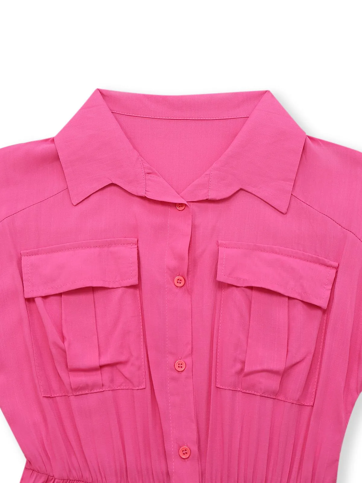 1930s Solid Lapel Button Belted Cargo Jumpsuit sold by Retro Stage product image thumbnail 5