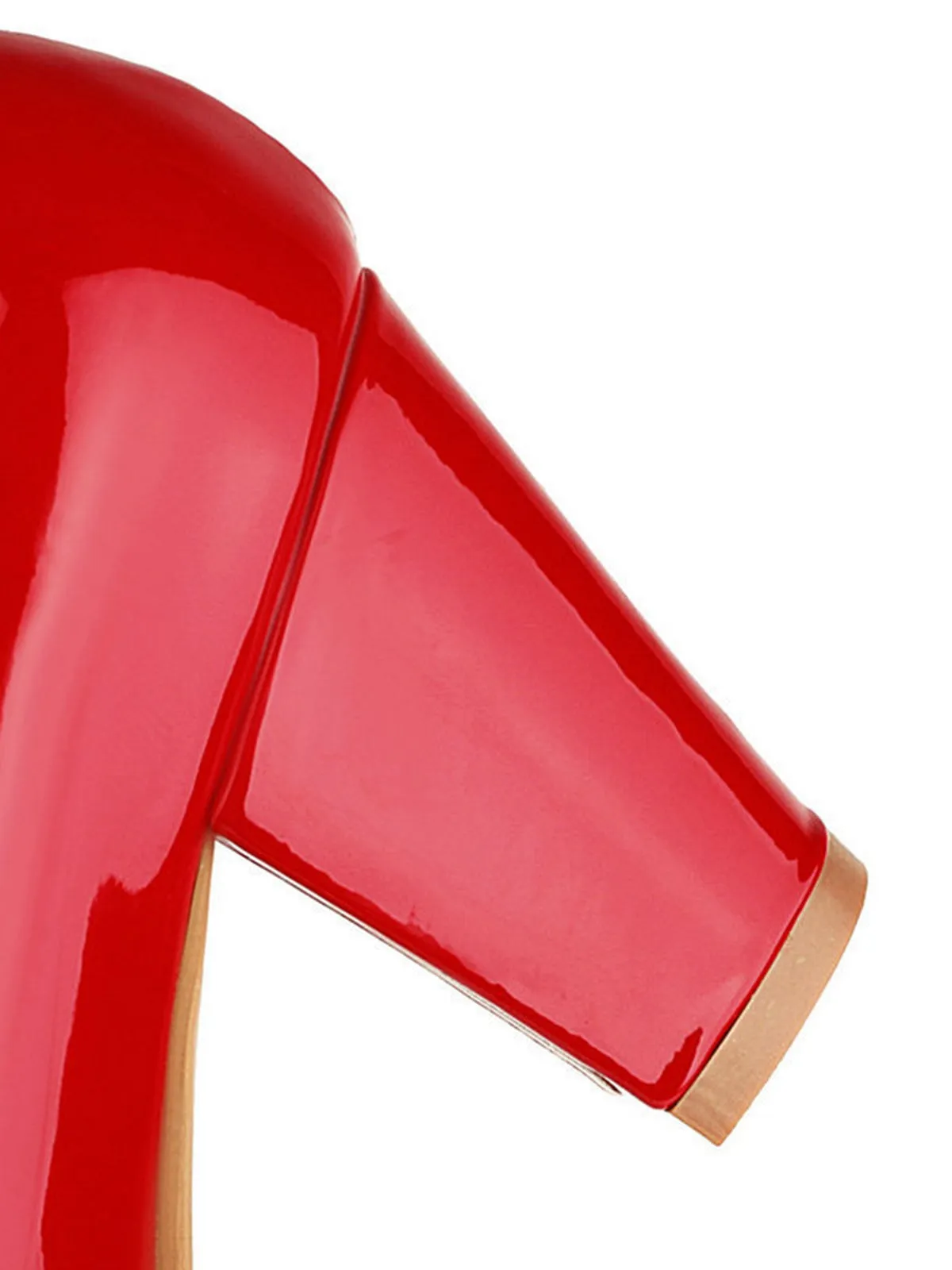 Bow Patent Leather Mary Jane Chunky Heels sold by Retro Stage product image thumbnail 4