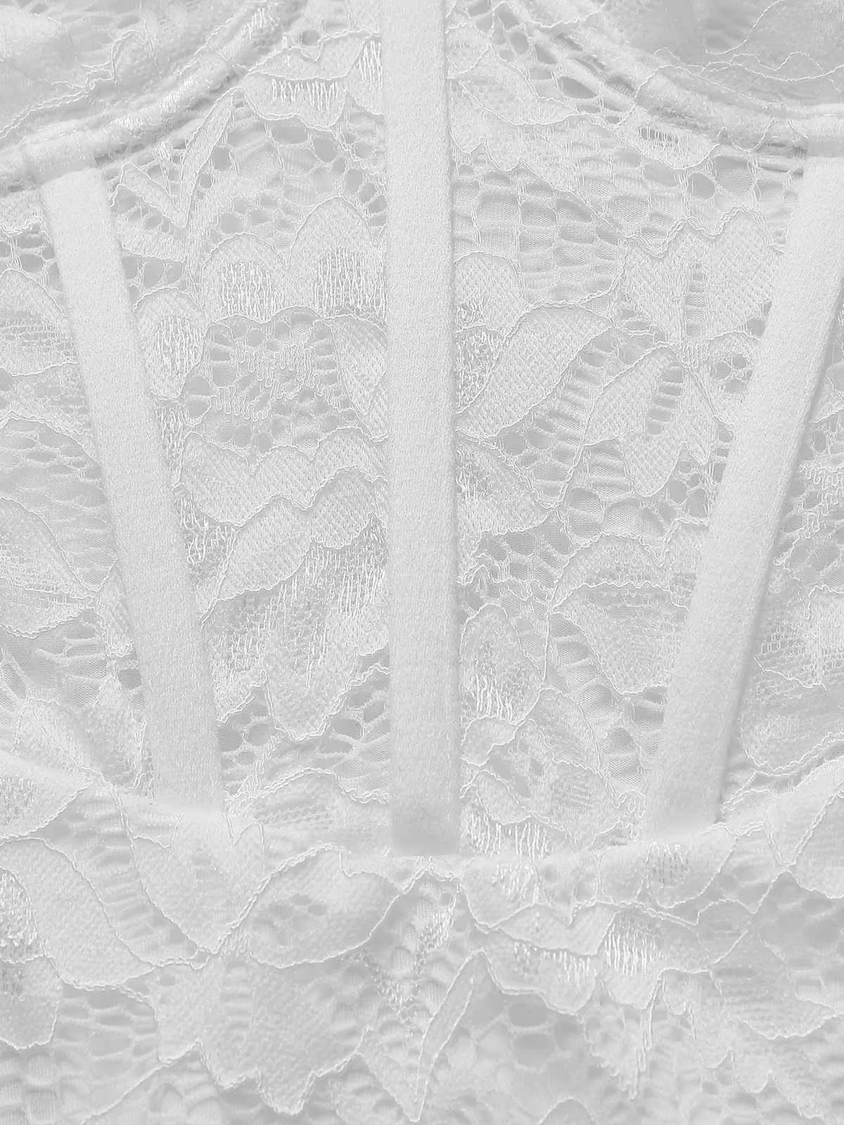 1960s Lace Suspender Corset Bodycon Dress sold by Retro Stage product image thumbnail 4