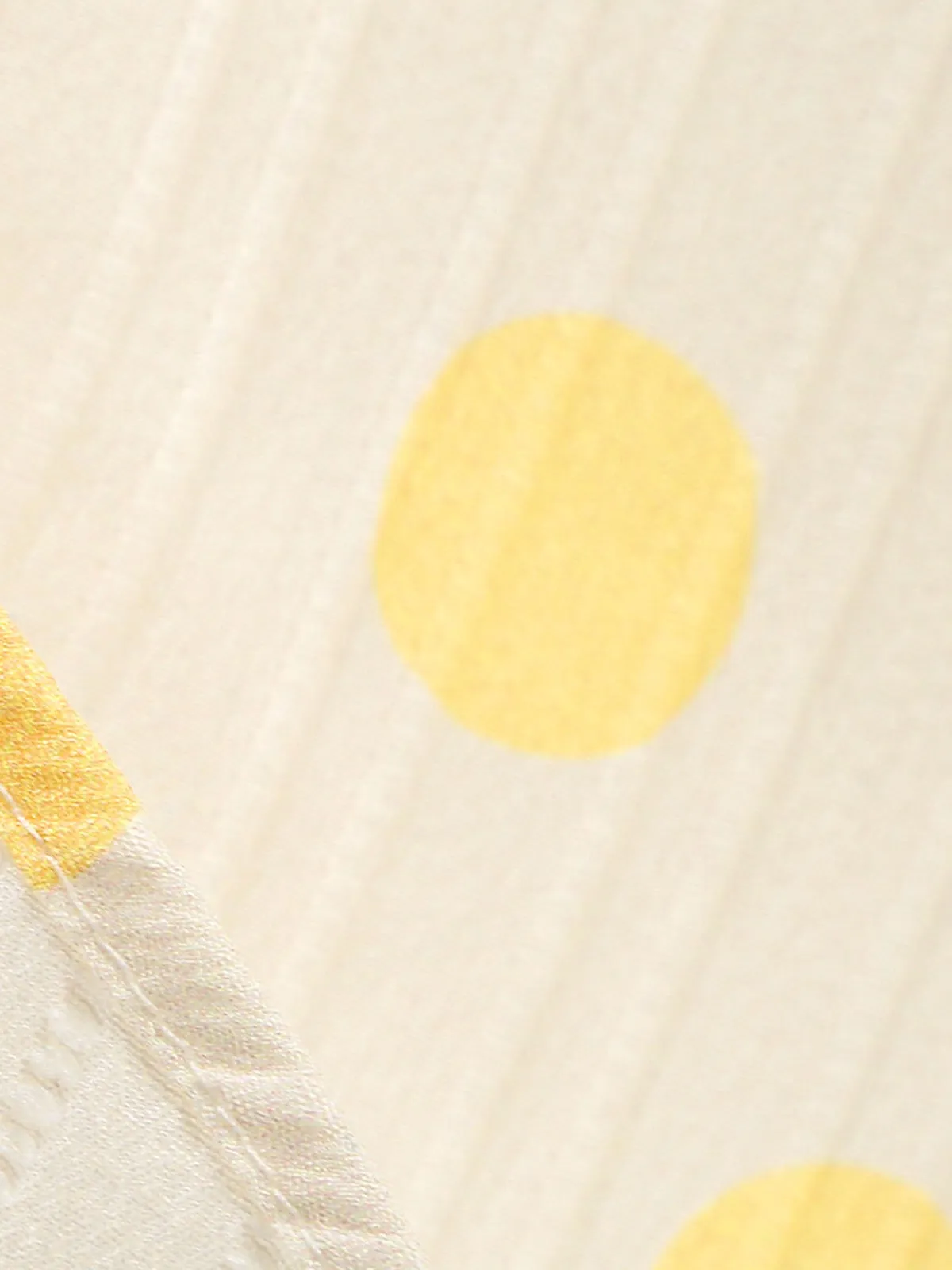 Beige 1950s Polka Dots Lapel Buttons Dress sold by Retro Stage product image thumbnail 5