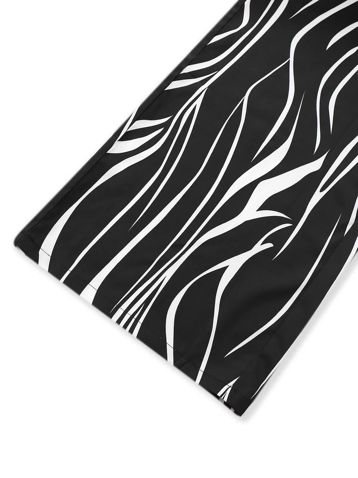 Black & White 1930s Irregular Print Halter Jumpsuit sold by Retro Stage product image thumbnail 3