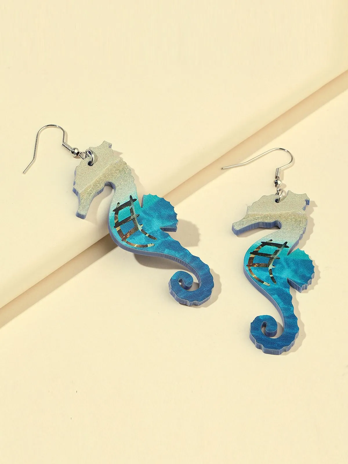 Retro Sea Creature Ombré Dangle Earrings sold by Retro Stage product image thumbnail 2