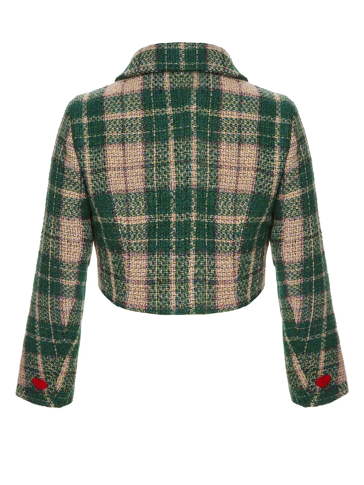 Green 1950s Lapel Scottish Plaid Jacket sold by Retro Stage product image thumbnail 5