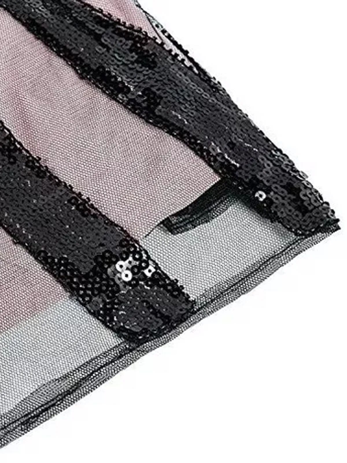 1920s Sequin Art Deco Maxi Dress sold by Retro Stage product image thumbnail 5