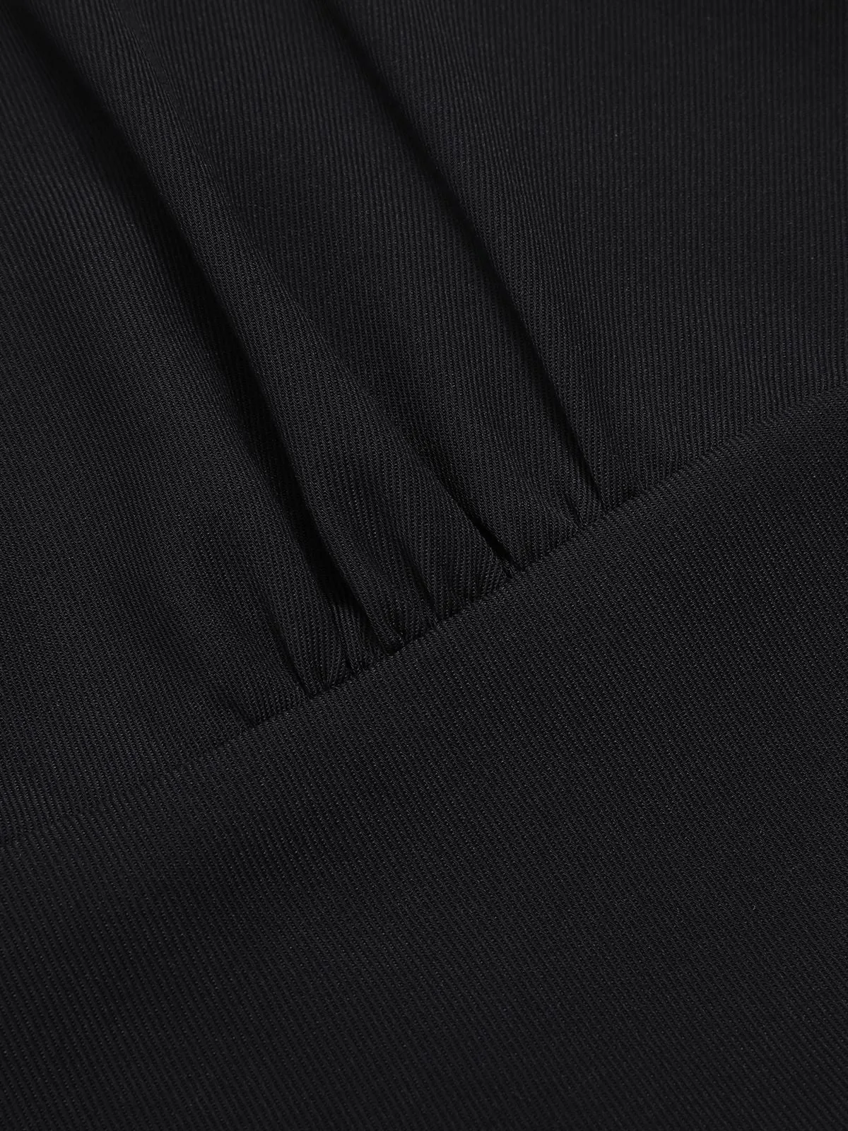 Beige 1950s Floral Mesh Patchwork Belt Dress sold by Retro Stage product image thumbnail 5