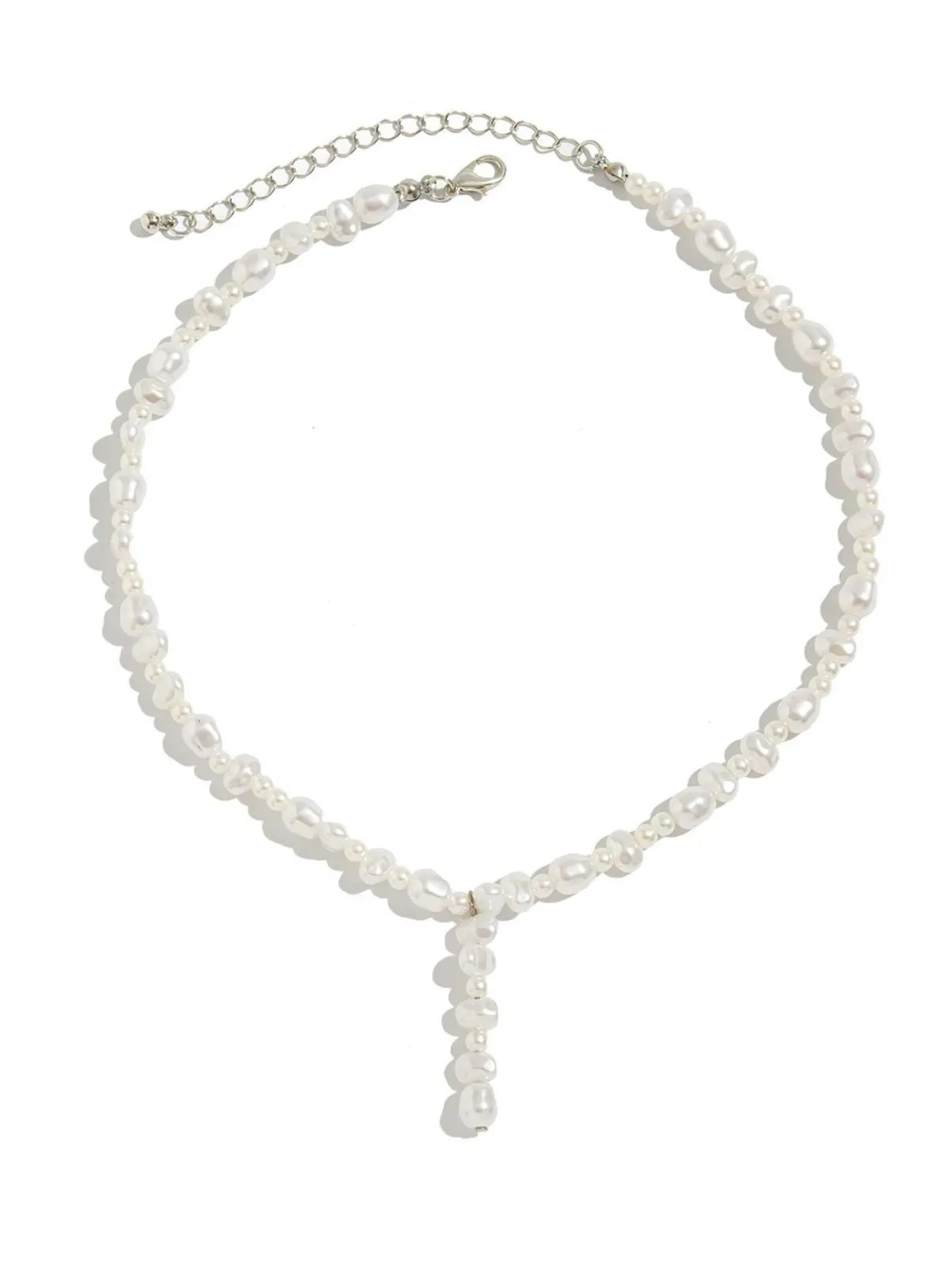 White Pearl Pendant Necklace sold by Retro Stage