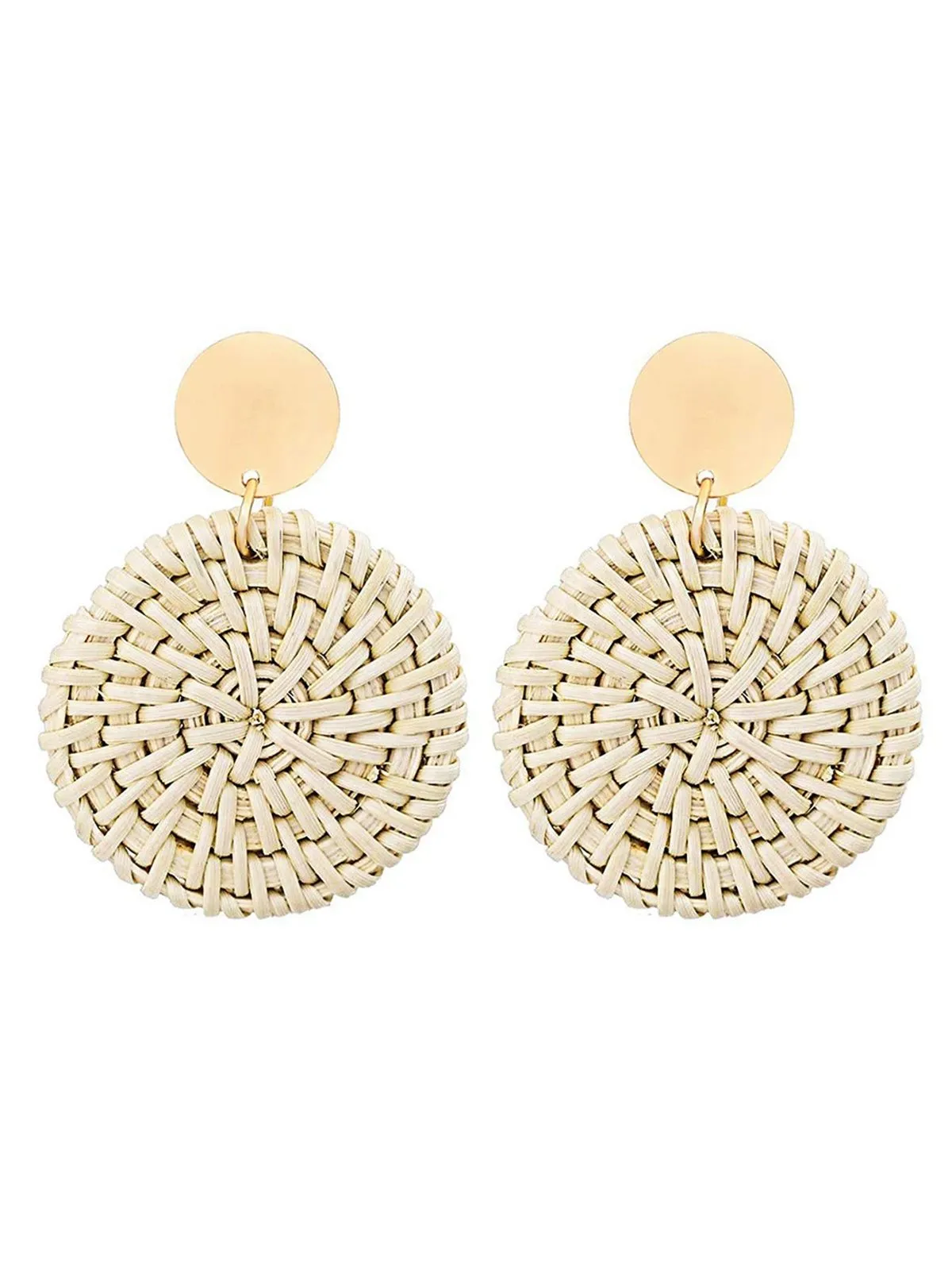 Retro Geometric Beach Holiday Crocheted Earrings sold by Retro Stage