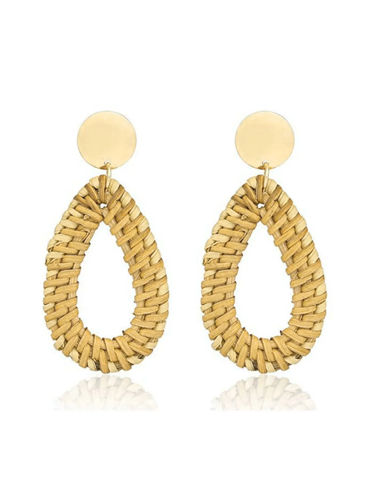 Retro Geometric Beach Holiday Crocheted Earrings sold by Retro Stage product image thumbnail 4