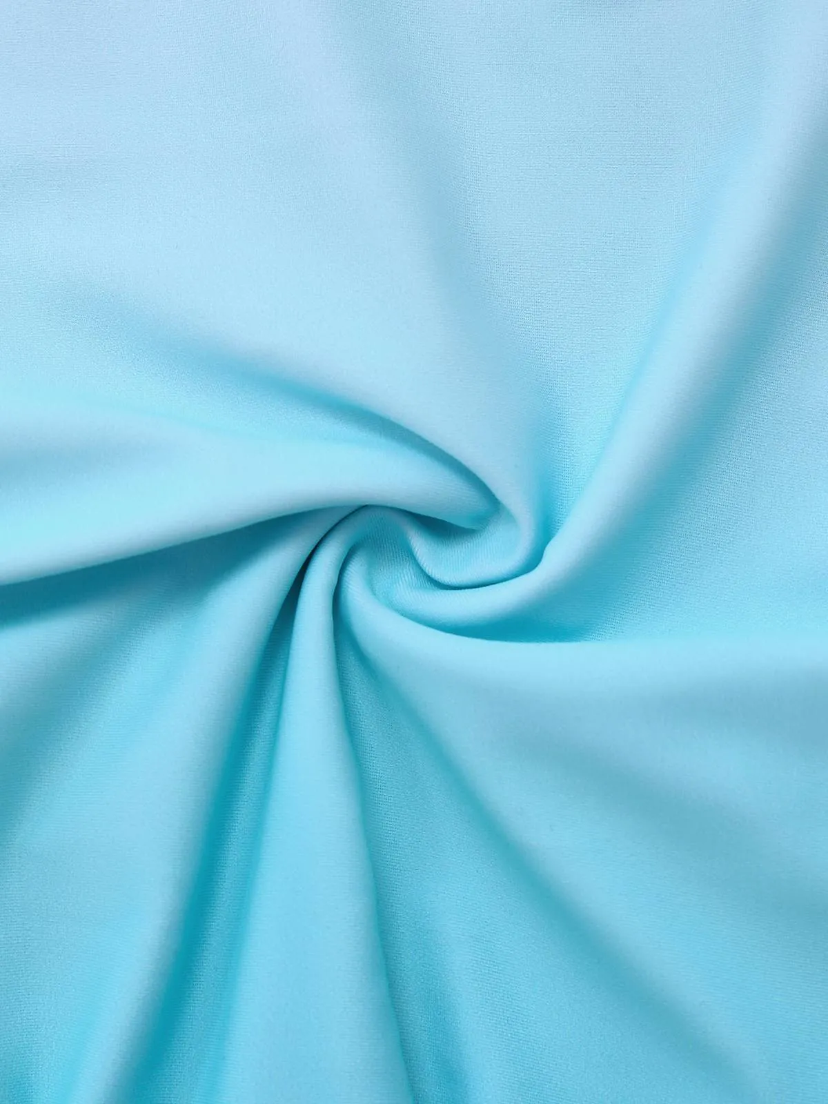 Light Blue 1940s Bow Spaghetti Strap One-Piece Swimsuit sold by Retro Stage product image thumbnail 4