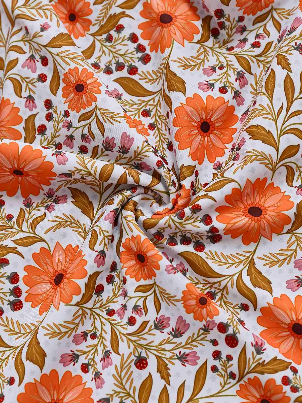 Khaki 1950s Floral Keyhole One-Piece Swimsuit sold by Retro Stage product image thumbnail 4