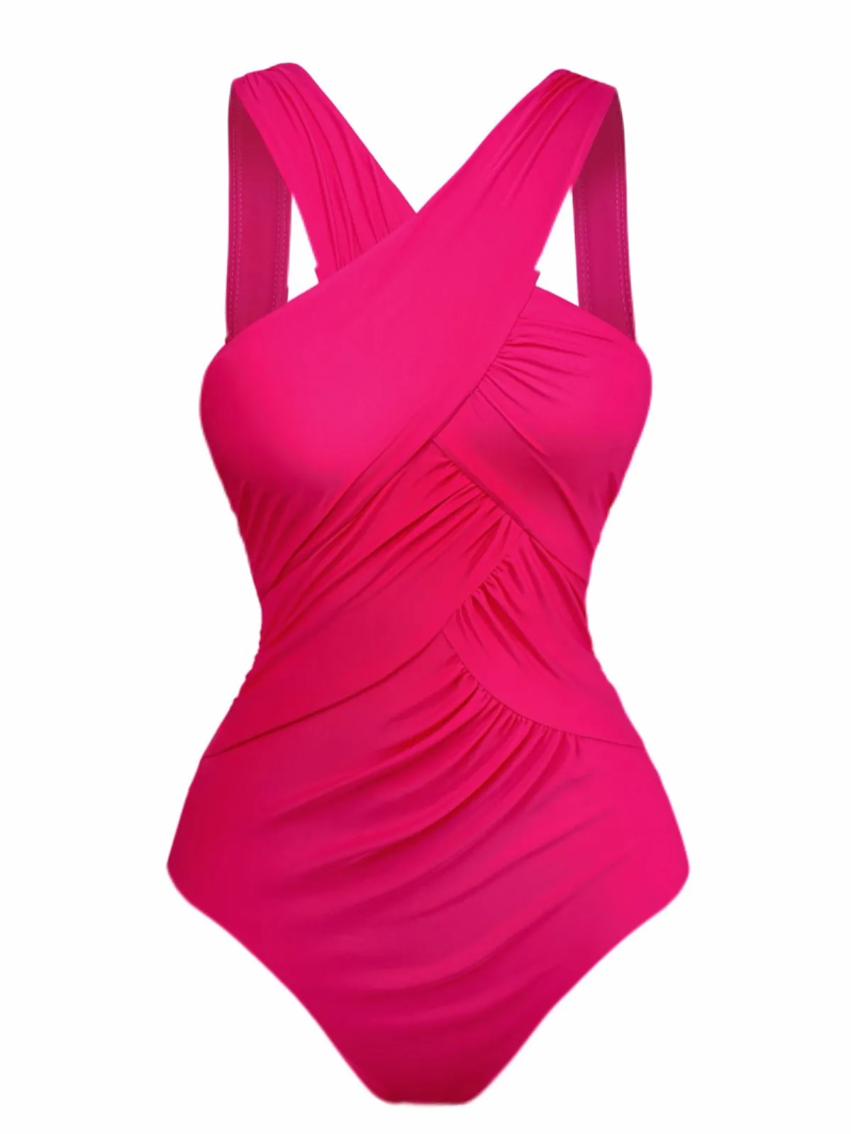 1940s Solid Knot Wrapped One-Piece Swimsuit sold by Retro Stage