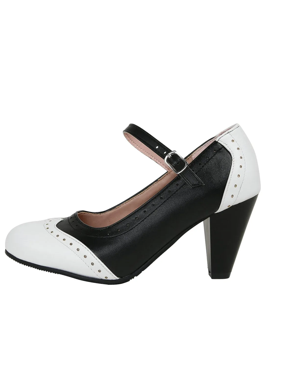 Vintage Colorblock Mary Jane Shoes sold by Retro Stage