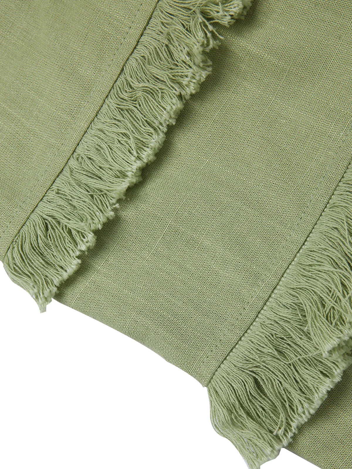 Green 1960s Solid Tassel Hem Suspender Dress sold by Retro Stage product image thumbnail 4