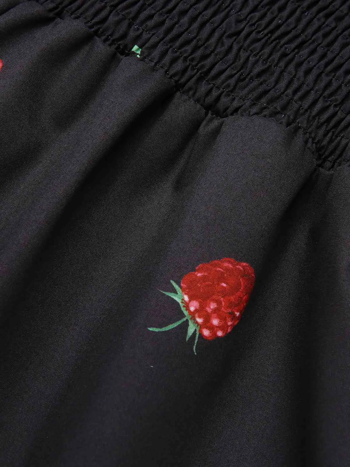 Black 1950s Raspberry Puff Sleeves Romper sold by Retro Stage product image thumbnail 5