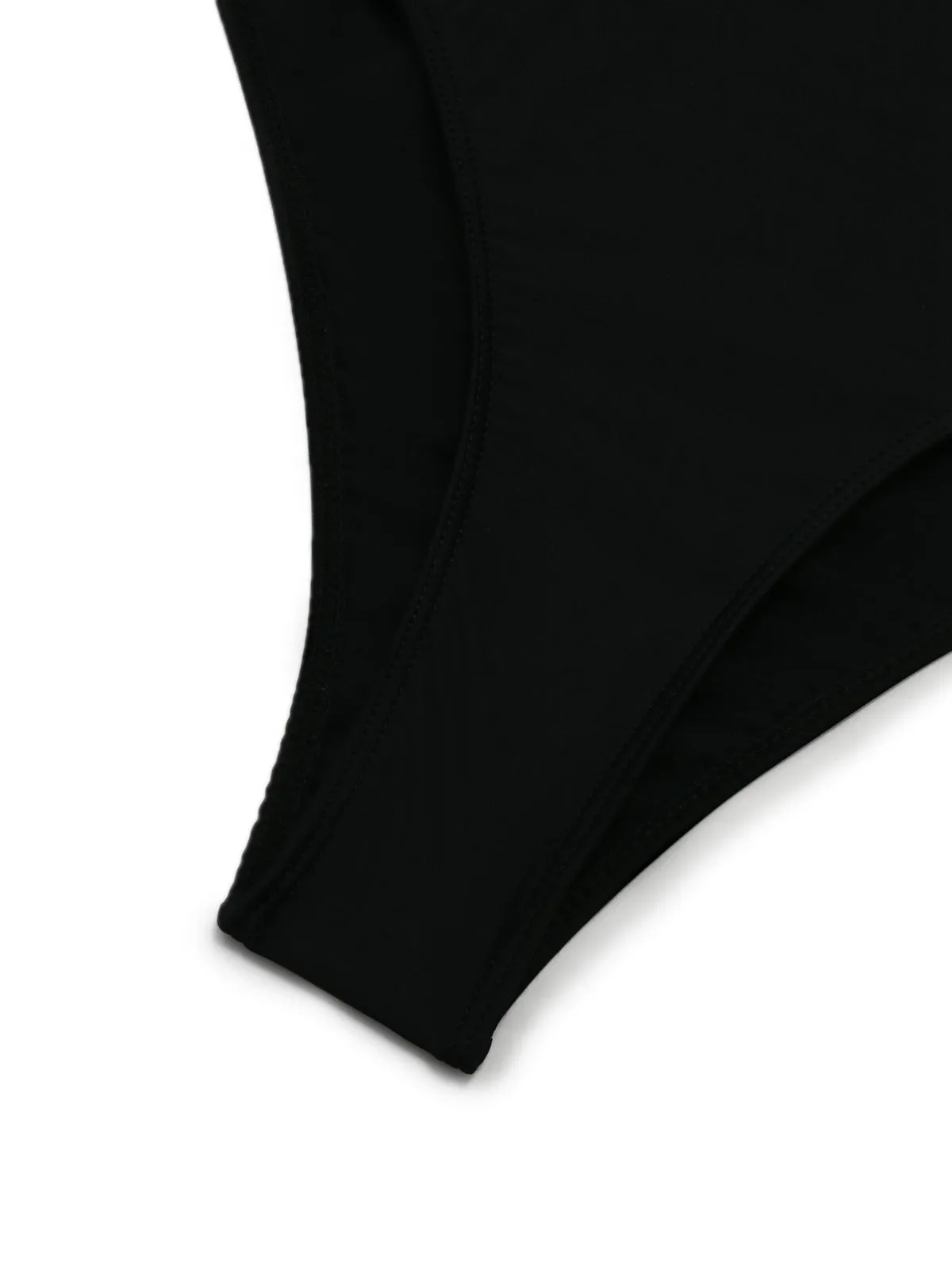 White 1960s Halter Deep V-Neck One-Piece Swimsuit sold by Retro Stage product image thumbnail 3