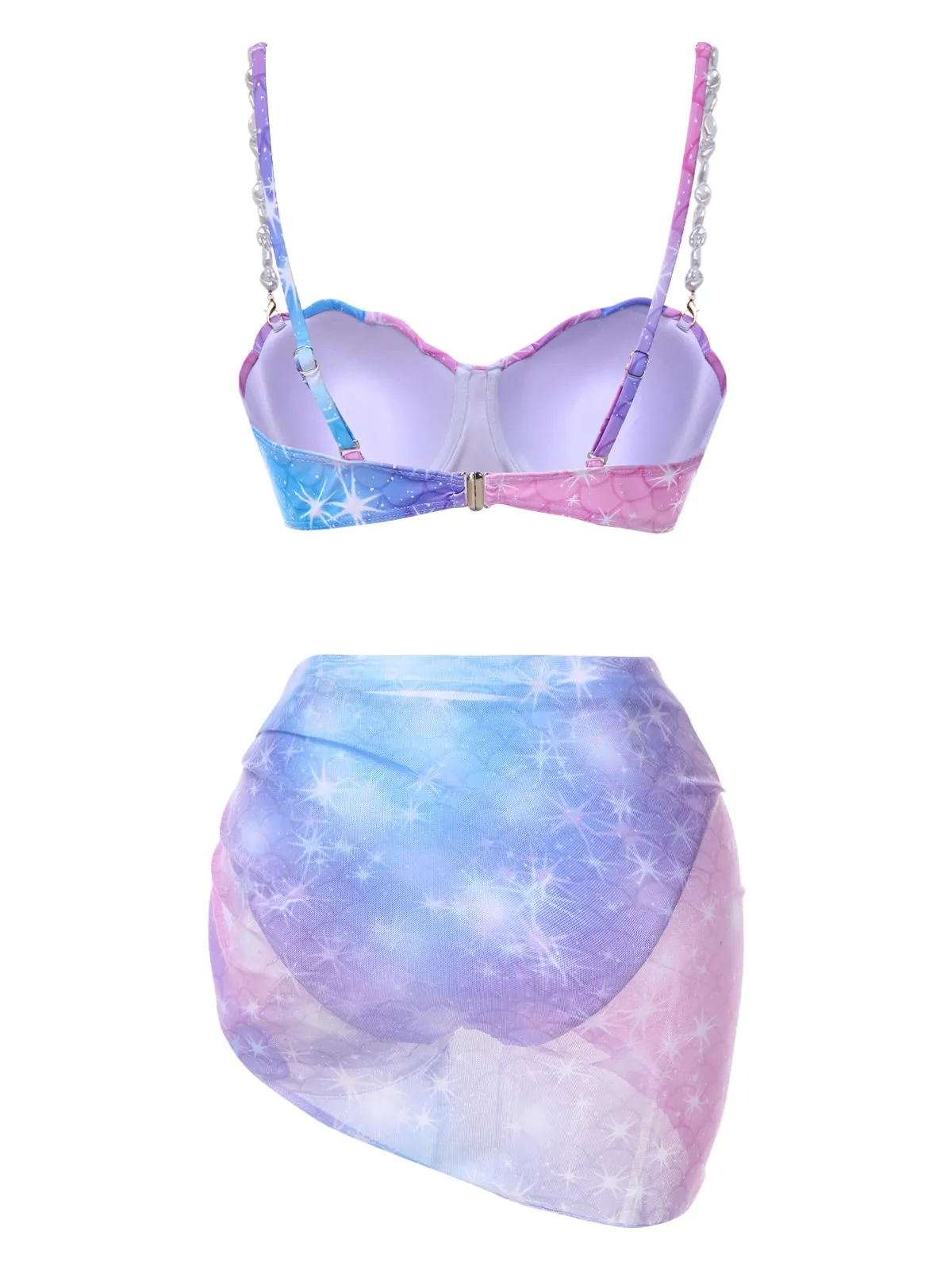 1970s Shell Pearl Chain Swimsuit & Cover-Up sold by Retro Stage product image thumbnail 3