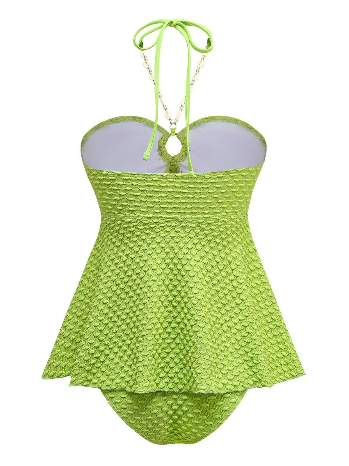 1940s Seashell Chain Lace-Up Halter Swimsuit sold by Retro Stage product image thumbnail 2