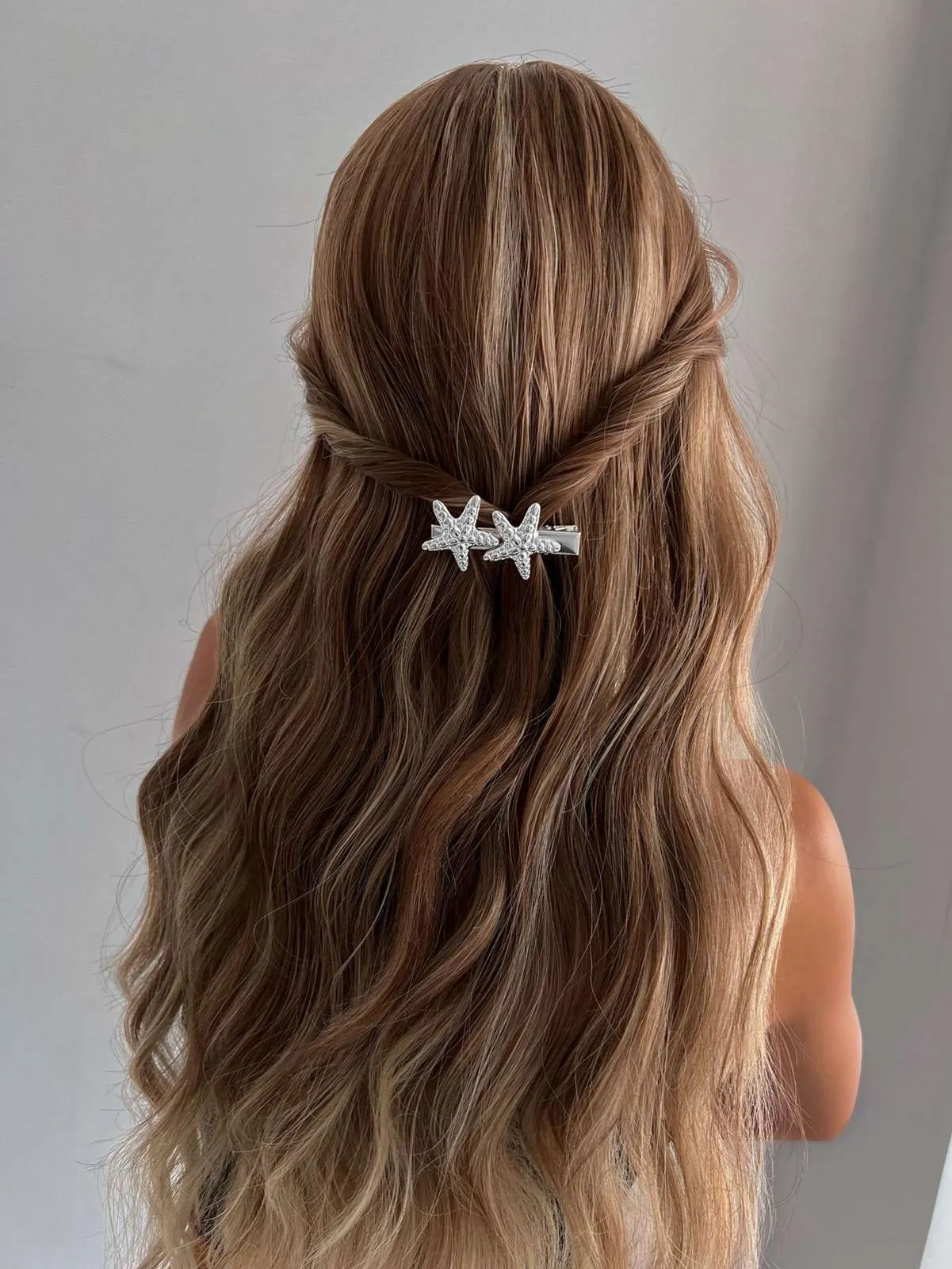 Vintage 3D Starfish Metal Hairpin sold by Retro Stage product image thumbnail 3