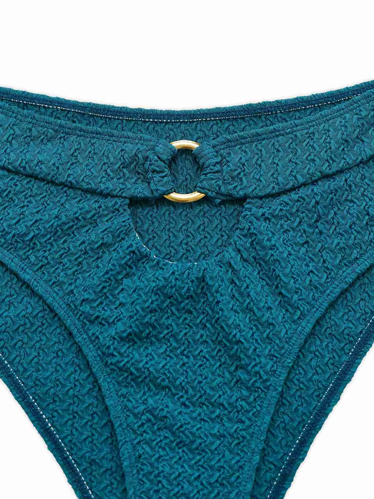 Green 1930s Cut-out Halter Lace-up Bikini Set sold by Retro Stage product image thumbnail 3