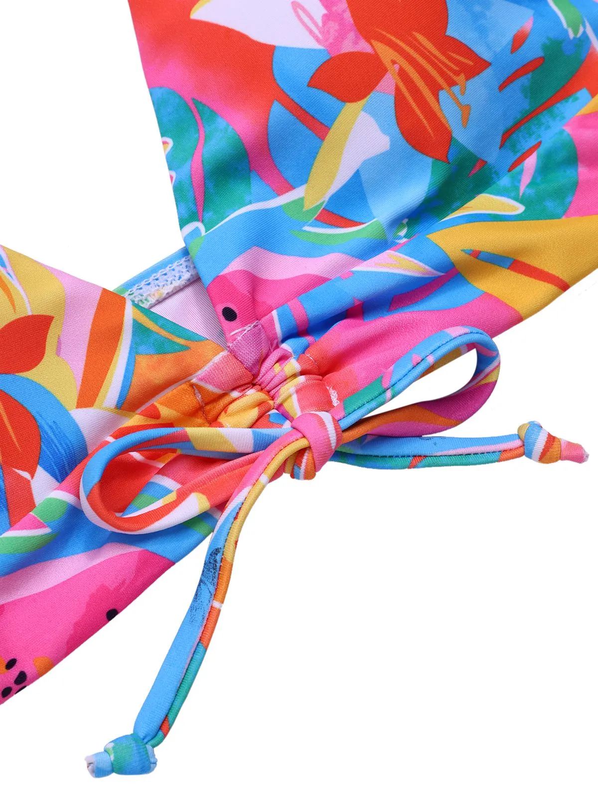 Multicolor 1960s Fruit Print Straps Bikini Set sold by Retro Stage product image thumbnail 3