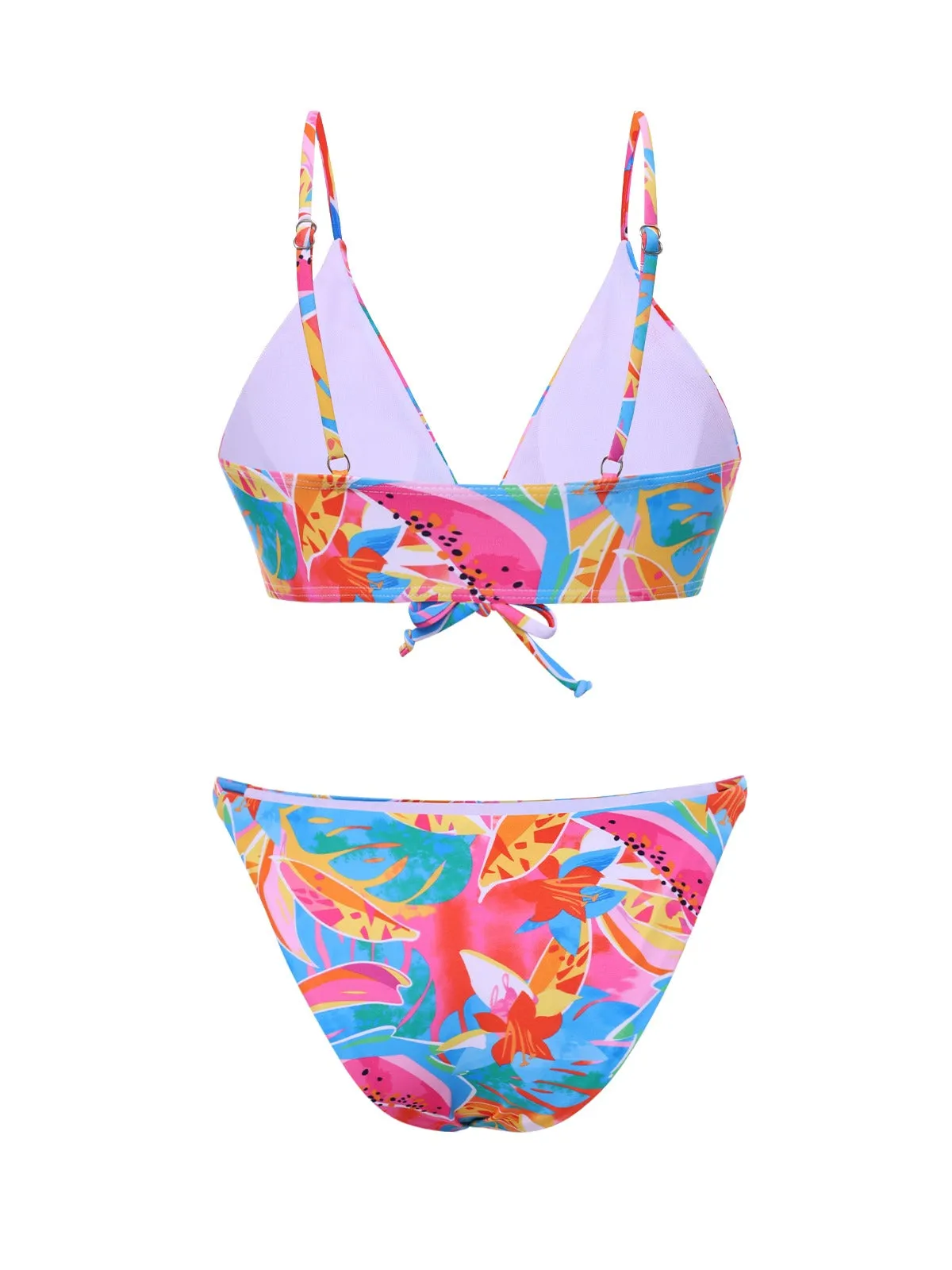 Multicolor 1960s Fruit Print Straps Bikini Set sold by Retro Stage product image thumbnail 2