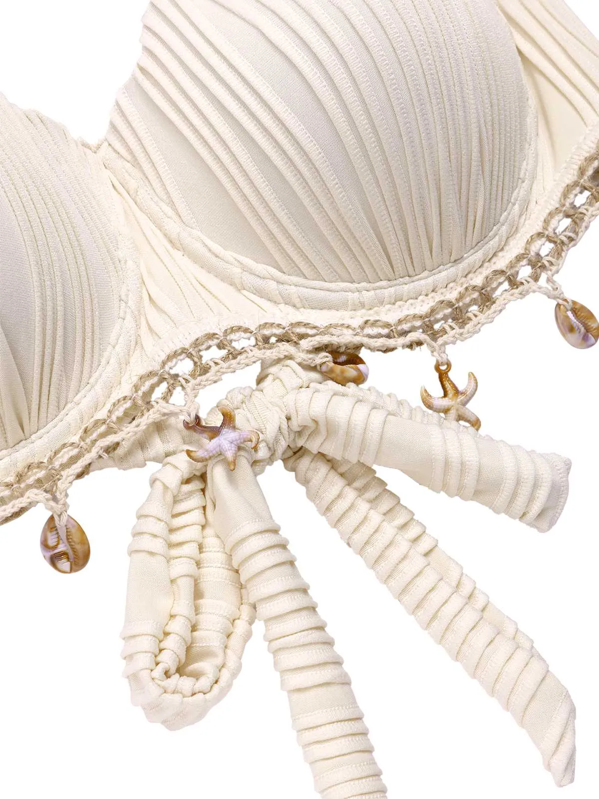 1950s Spaghetti Strap Beach Seashell Starfish Bikini sold by Retro Stage product image thumbnail 4