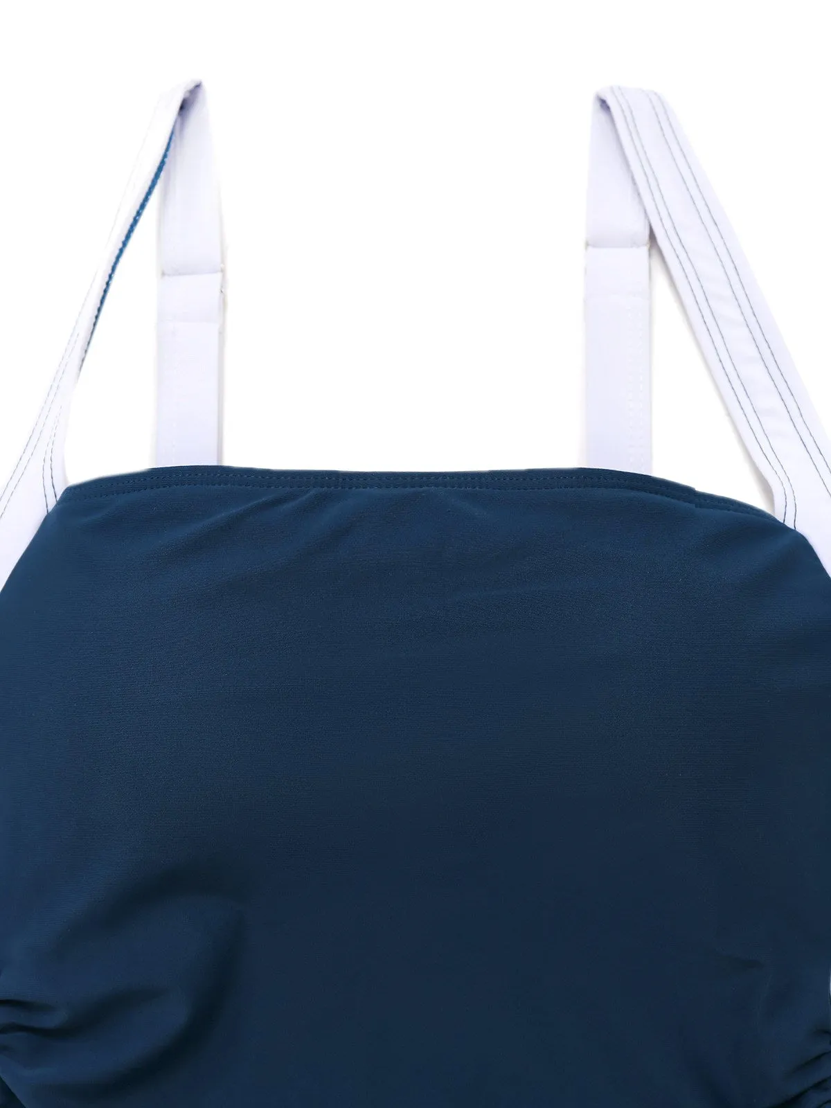 1950s Colorblock Tummy Control One-Piece Swimsuit sold by Retro Stage product image thumbnail 5