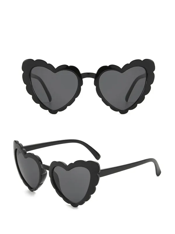 Vintage Curved Heart Frame Sunglasses sold by Retro Stage