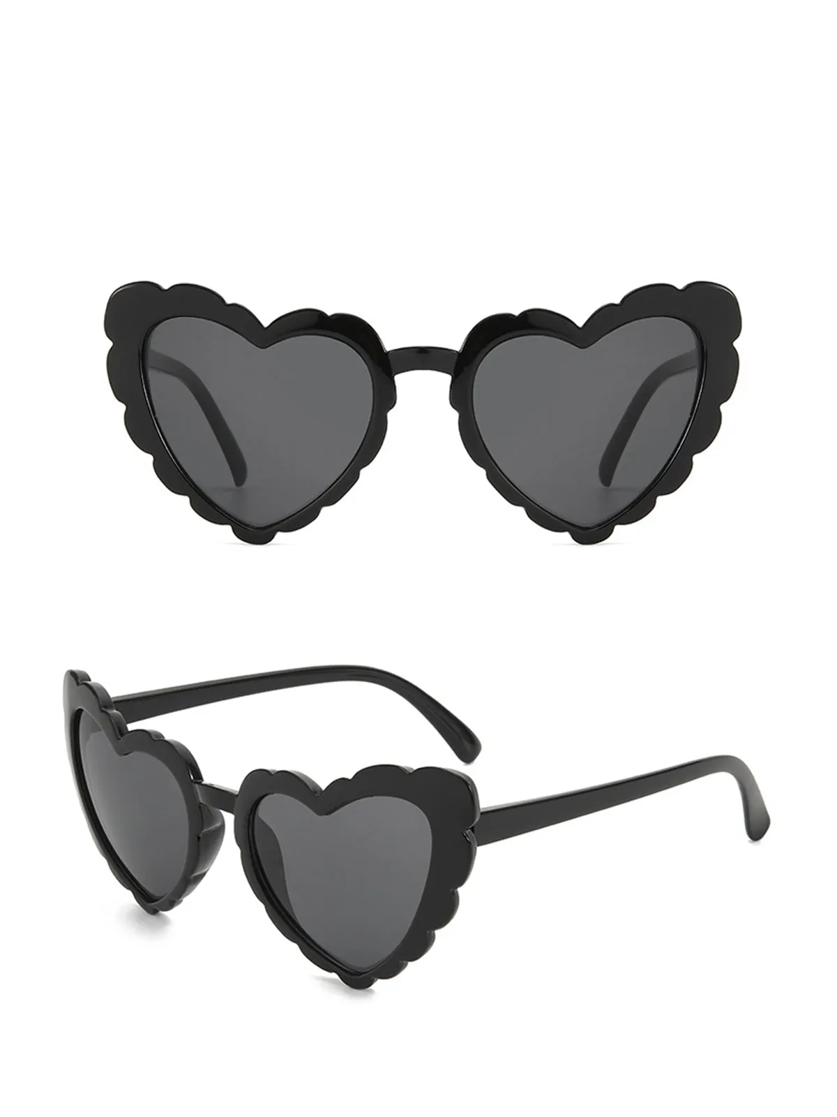 Vintage Curved Heart Frame Sunglasses sold by Retro Stage