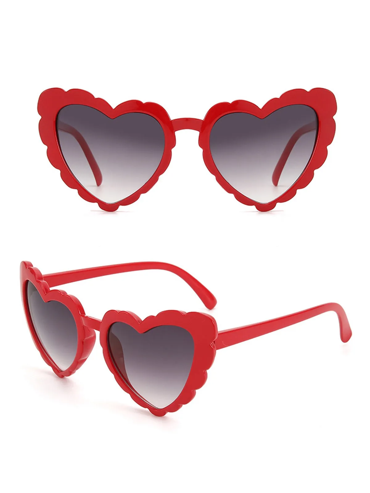 Vintage Curved Heart Frame Sunglasses sold by Retro Stage product image thumbnail 5