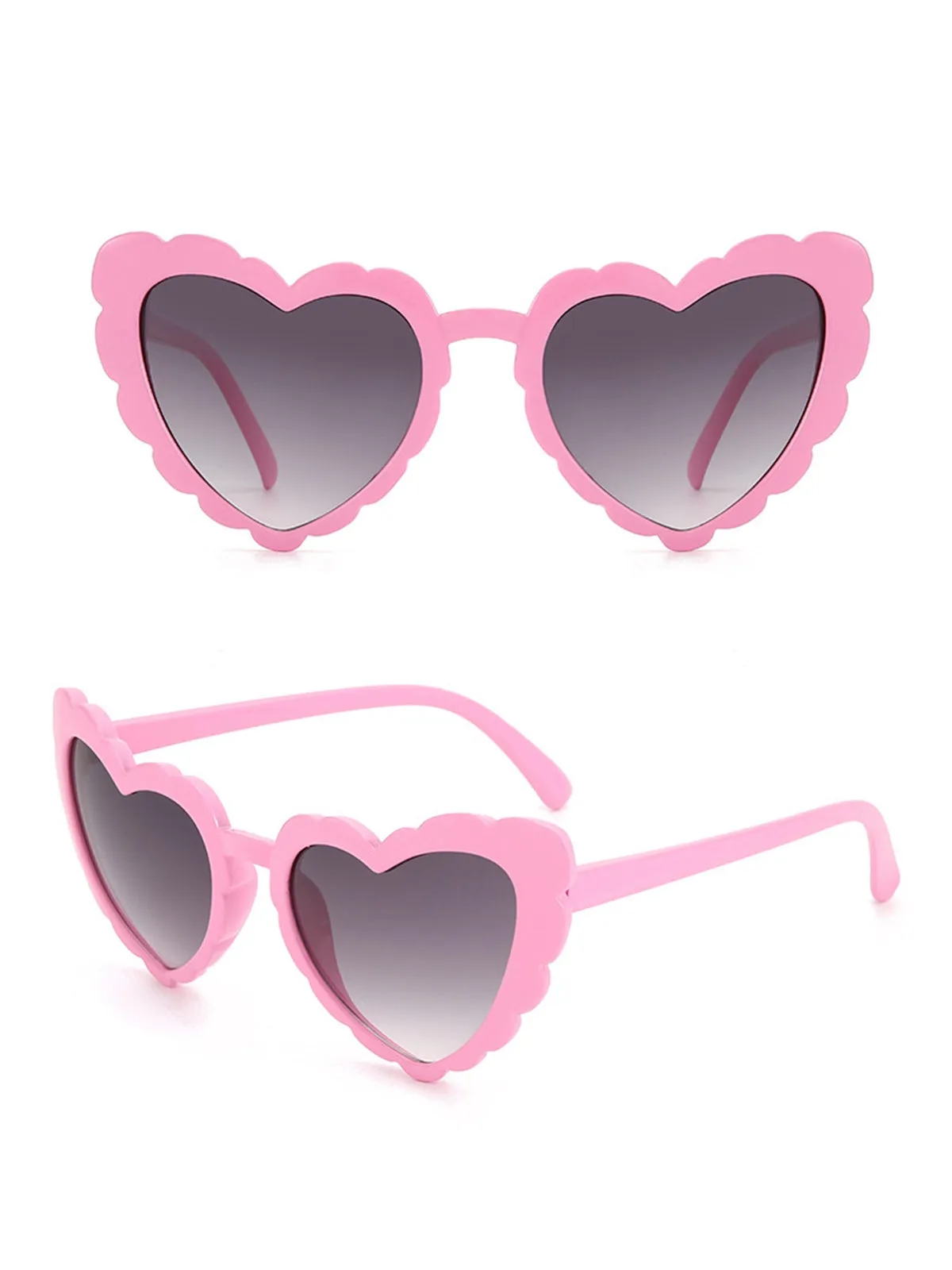 Vintage Curved Heart Frame Sunglasses sold by Retro Stage product image thumbnail 2