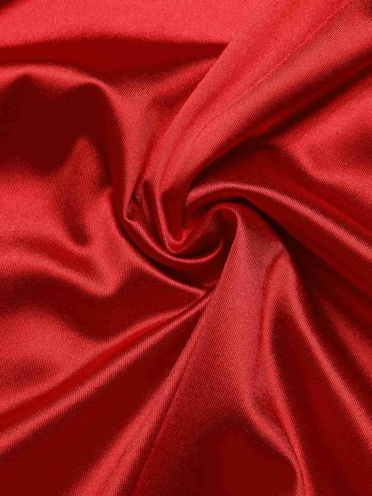 1930s Solid Deep V-Neck Satin Dress sold by Retro Stage product image thumbnail 5