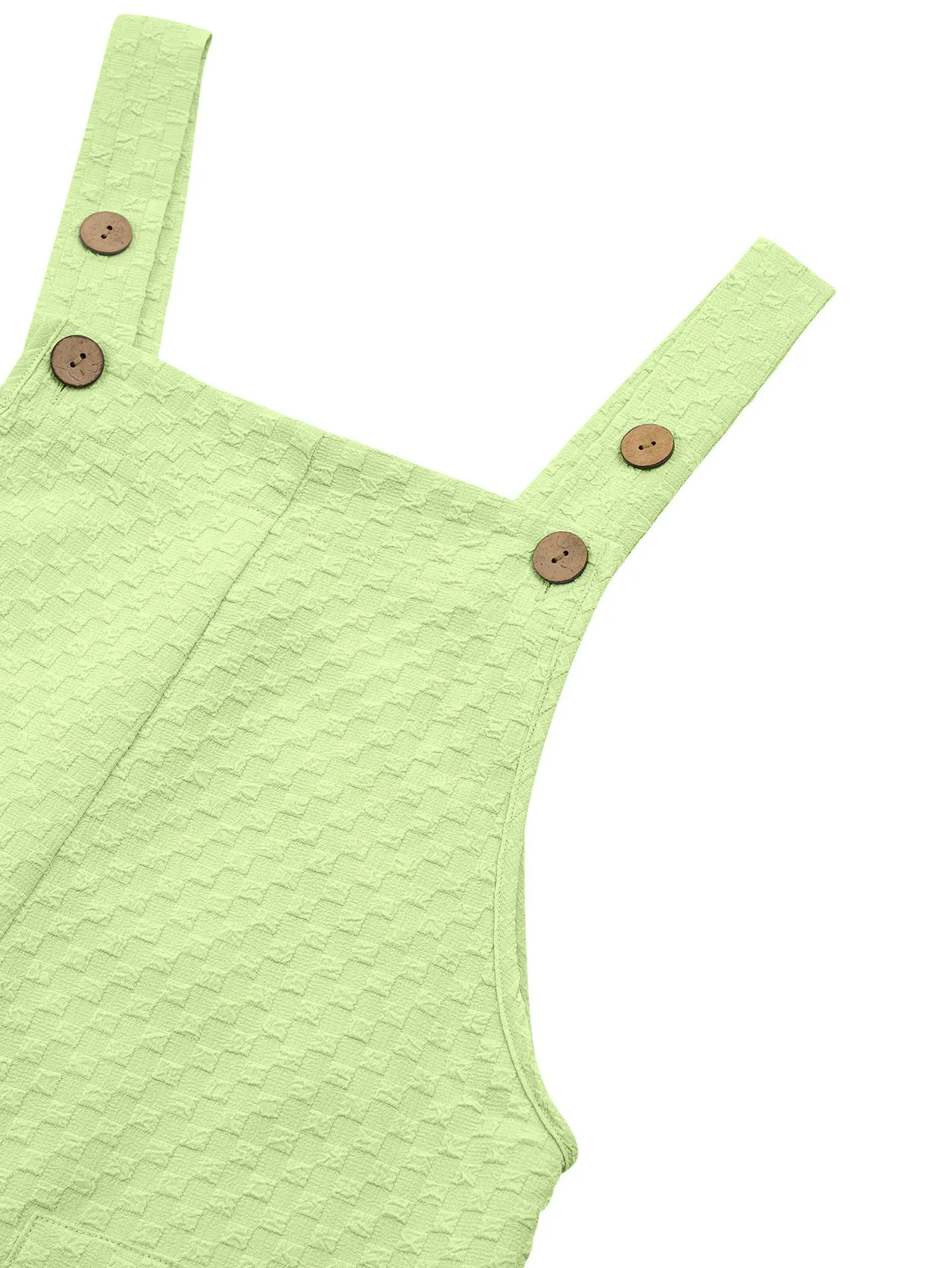 1940s Button Pocket Strap Straight Romper sold by Retro Stage product image thumbnail 3